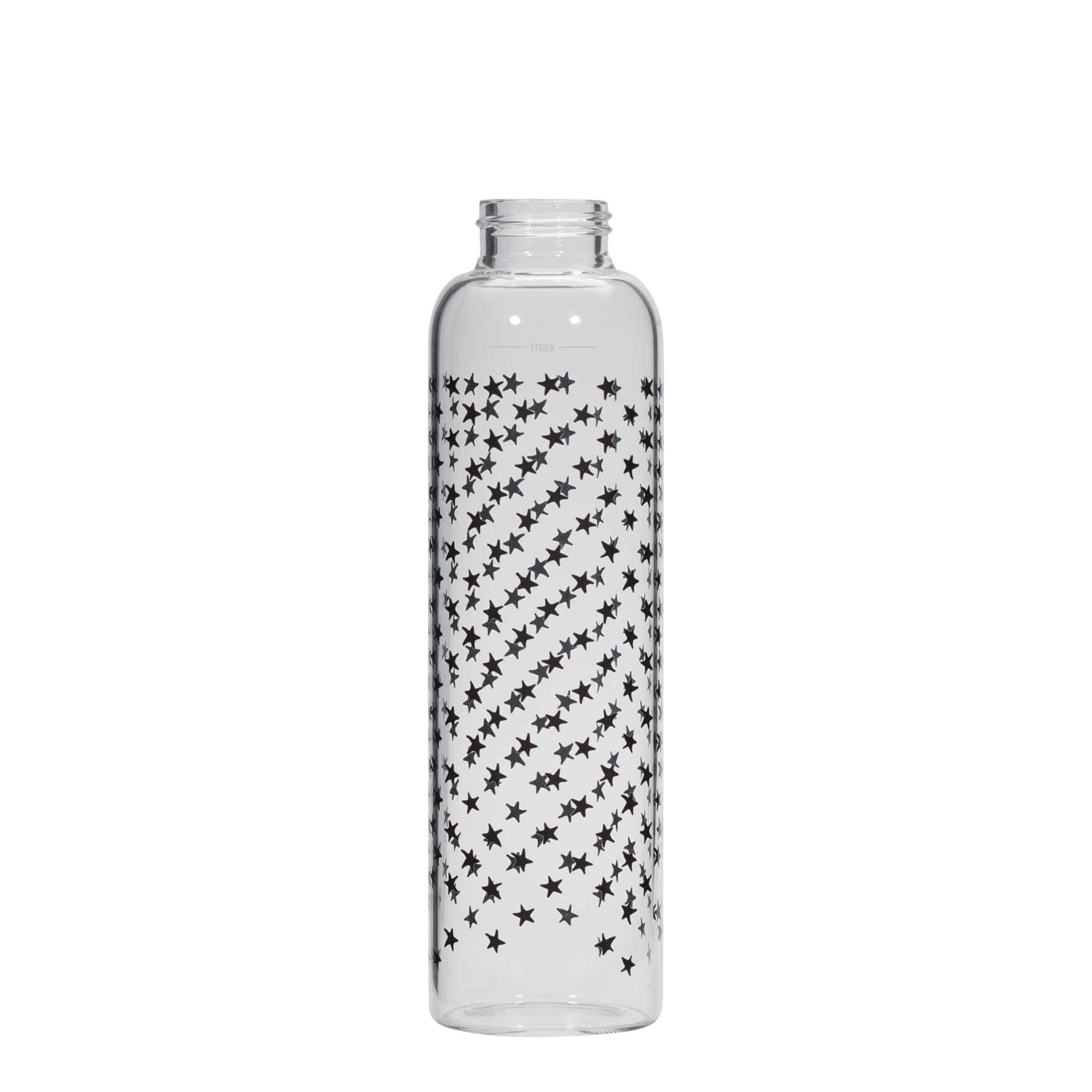 500 ml Trinkflasche 'Perseus - Schwarze Sterne', Mündung: Schraubverschluss 500 ml Trinkflasche 'Perseus - Schwarze Sterne', Mündung: Schraubverschluss