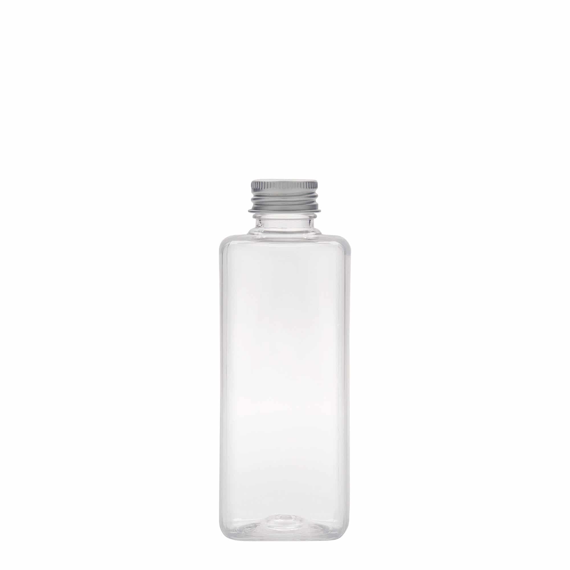 200 ml PET-Flasche 'Karl', quadratisch, Kunststoff, Mündung: GPI 24/410 200 ml PET-Flasche 'Karl', quadratisch, Kunststoff, Mündung: GPI 24/410