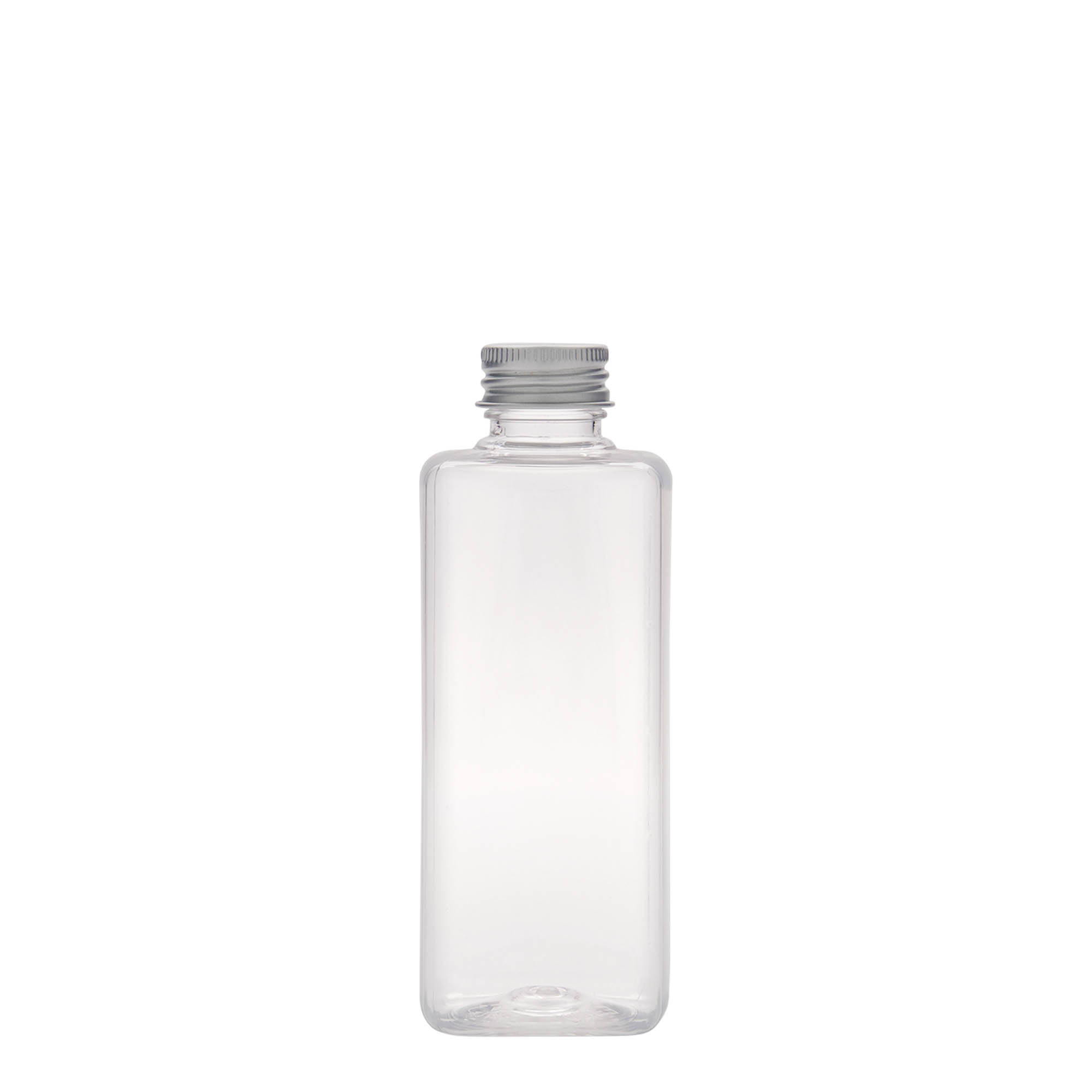 200 ml PET-Flasche «Karl», quadratisch, Kunststoff, Mündung:  24/410