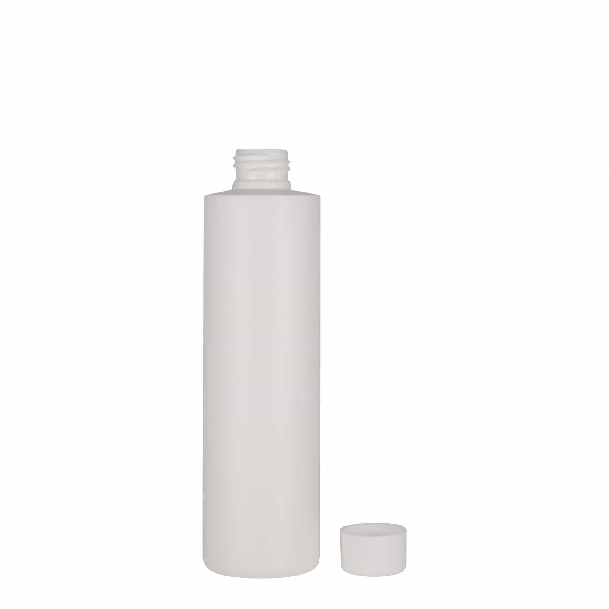 250 ml Kunststoffflasche «Pipe», Braskem®, weiss, Mündung:  24/410