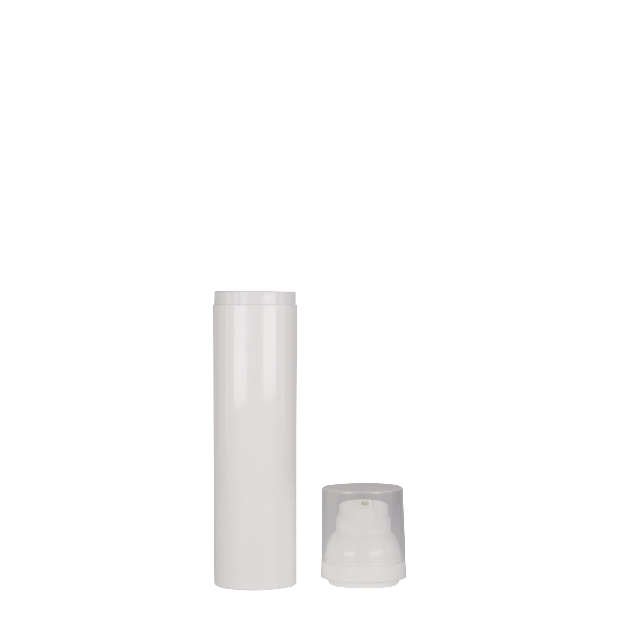 100 ml Airless Dispenser 'Mezzo', PP-Kunststoff, weiß 100 ml Airless Dispenser 'Mezzo', PP-Kunststoff, weiß
