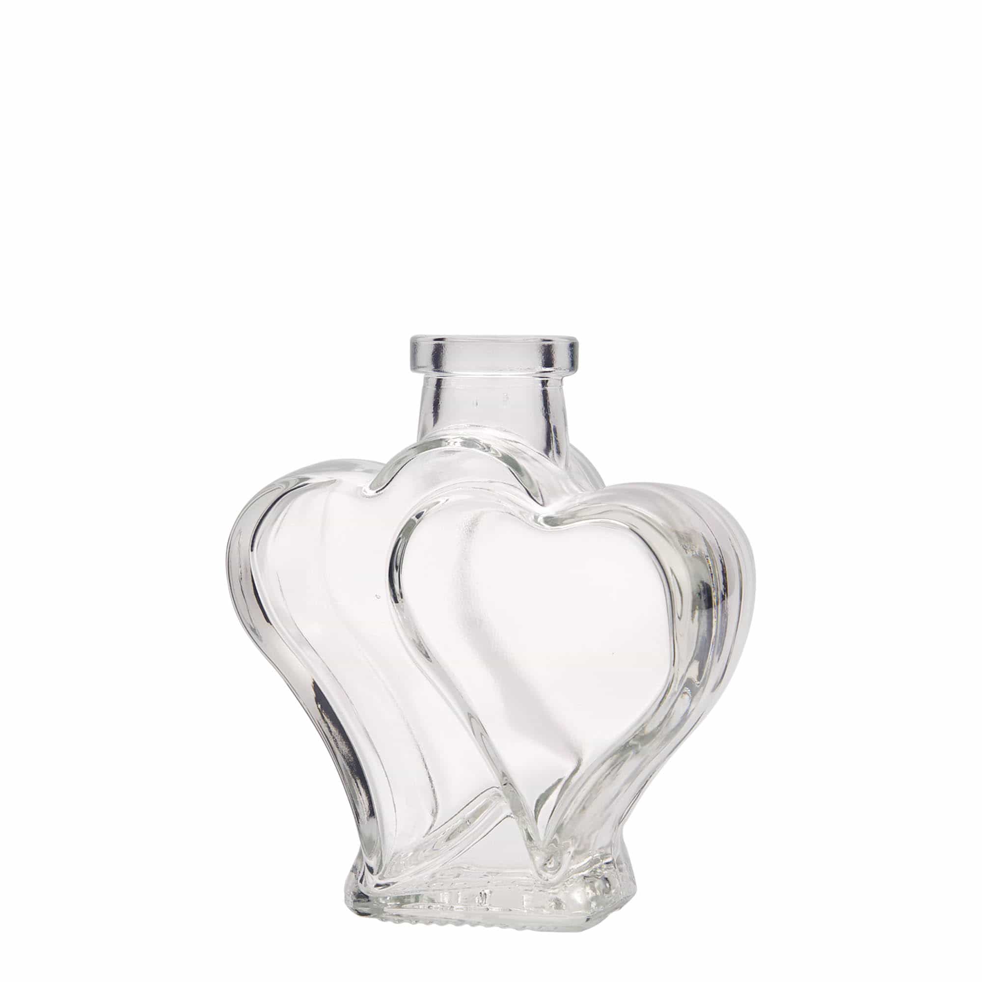 200 ml Glasflasche 'Doppelherz', Mündung: Kork