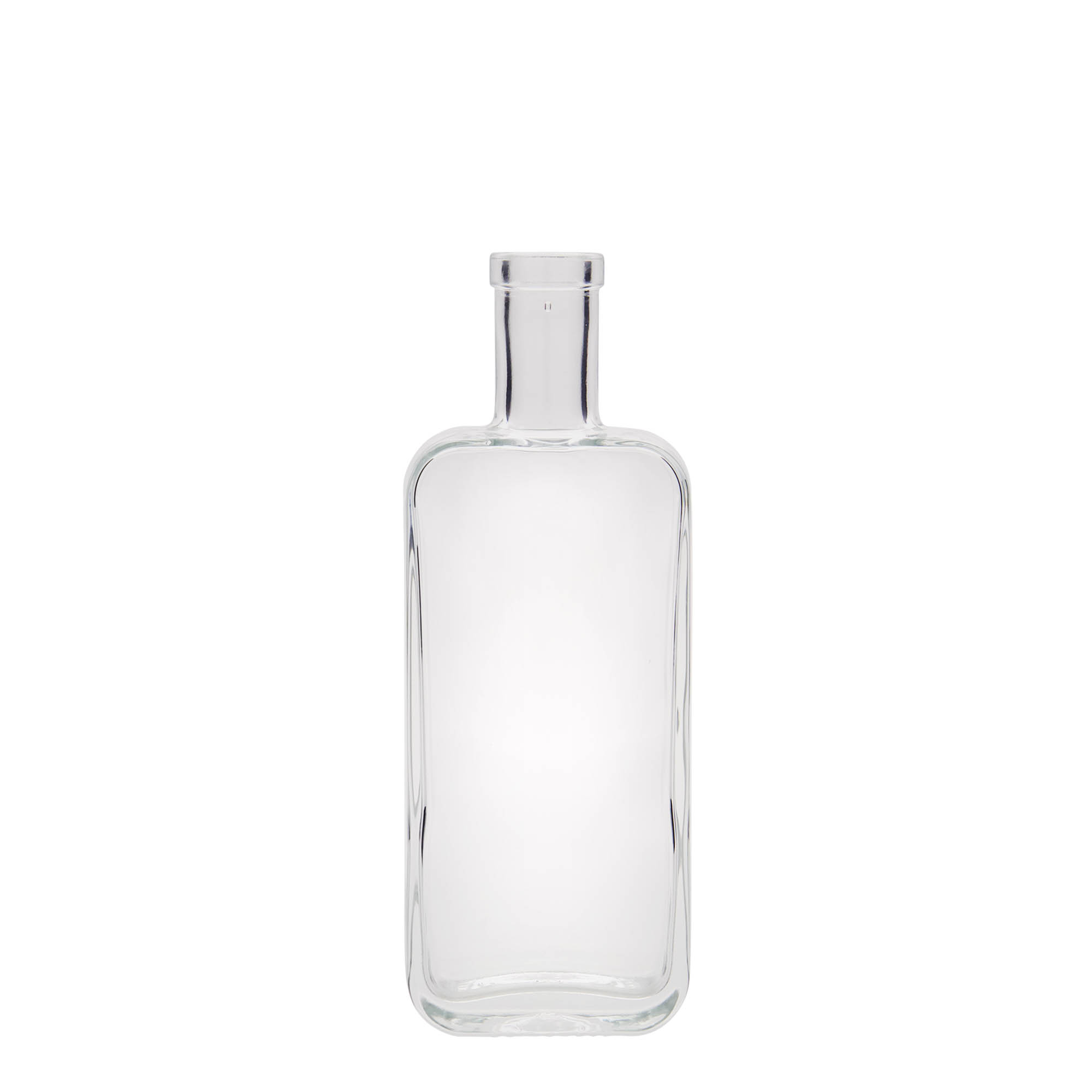 200 ml Glasflasche 'Nice', rechteckig, Mündung: Kork 200 ml Glasflasche 'Nice', rechteckig, Mündung: Kork