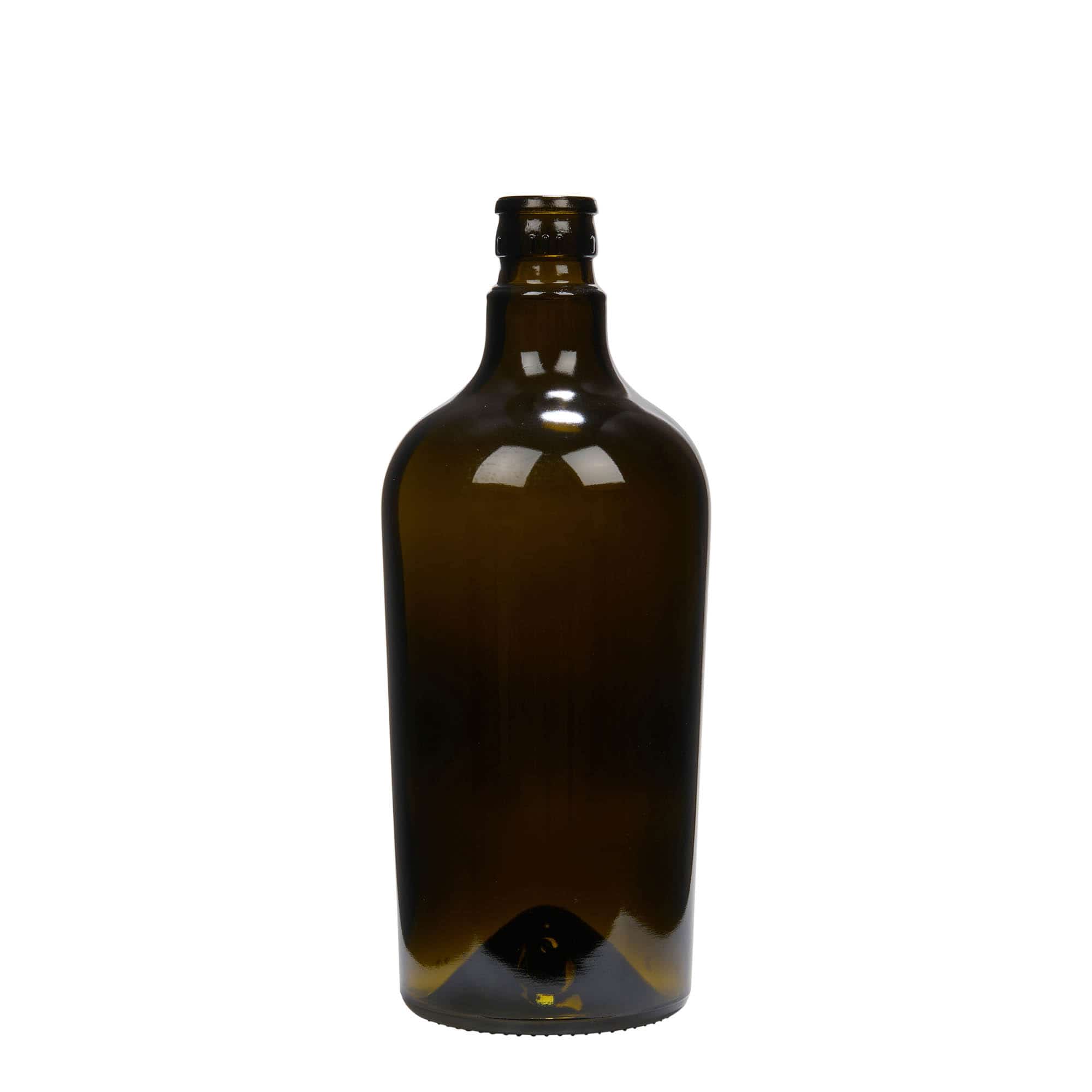 750 ml Essig-/Ölflasche 'Oleum', Glas, antikgrün, Mündung: DOP 750 ml Essig-/Ölflasche 'Oleum', Glas, antikgrün, Mündung: DOP