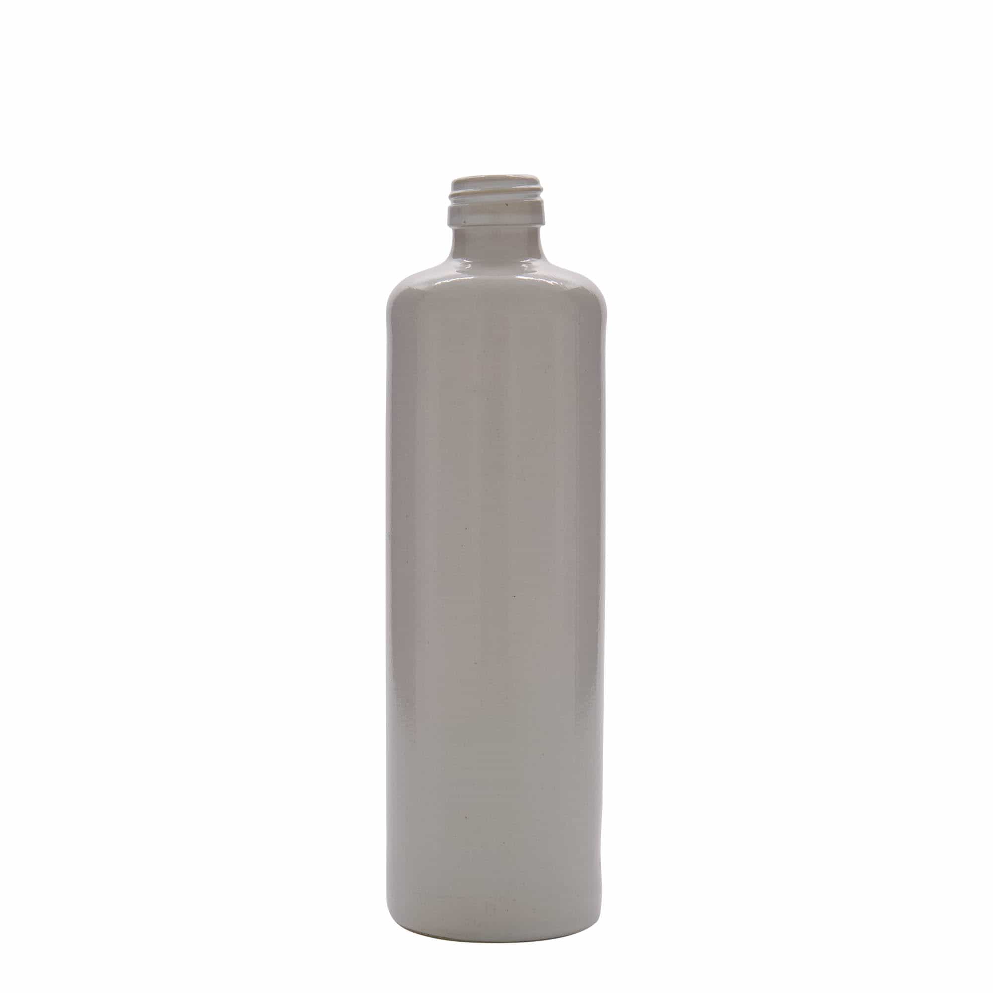500 ml Tonkrug, Steinzeug, weiß, Mündung: PP 31,5 500 ml Tonkrug, Steinzeug, weiß, Mündung: PP 31,5