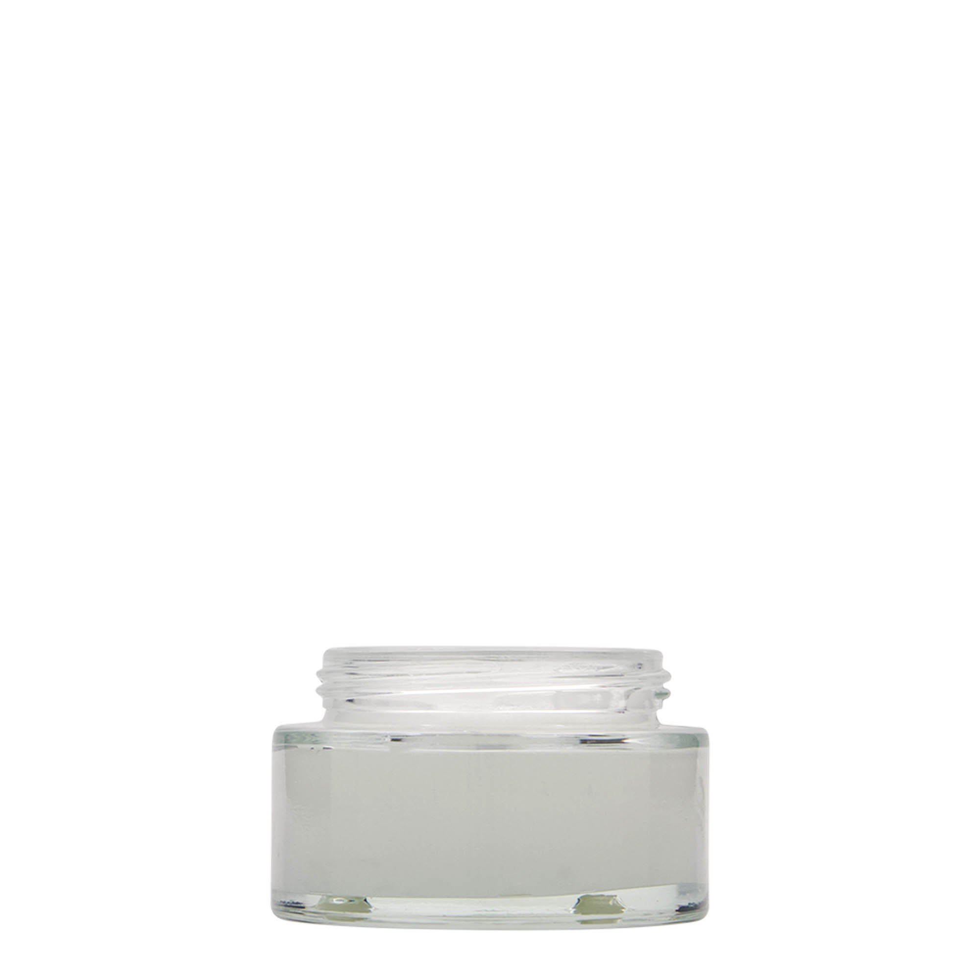 50 ml Tiegel «Clear Edition», Glas, Mündung: Schraubverschluss