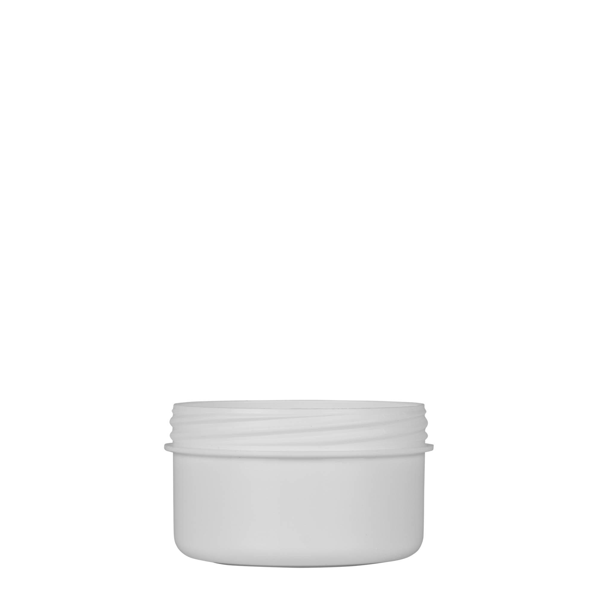 60 ml Kunststoffdose «White Line», PP, weiss, Mündung: Schraubverschluss