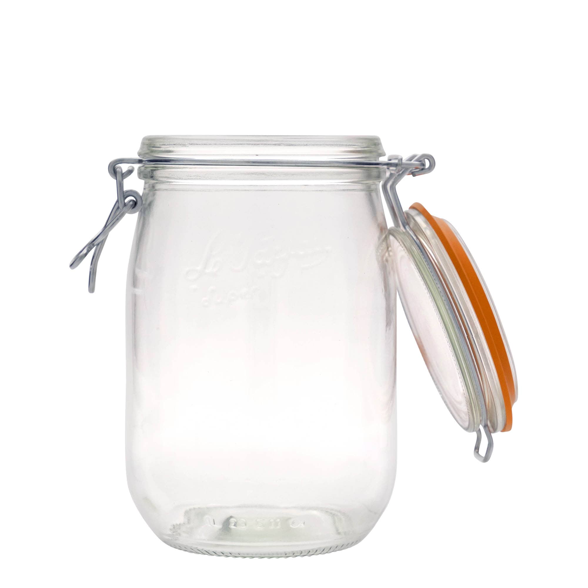 1.000 ml Drahtbügelglas 'Le Parfait Super Bocal', Mündung: Drahtbügelverschluss 1.000 ml Drahtbügelglas 'Le Parfait Super Bocal', Mündung: Drahtbügelverschluss
