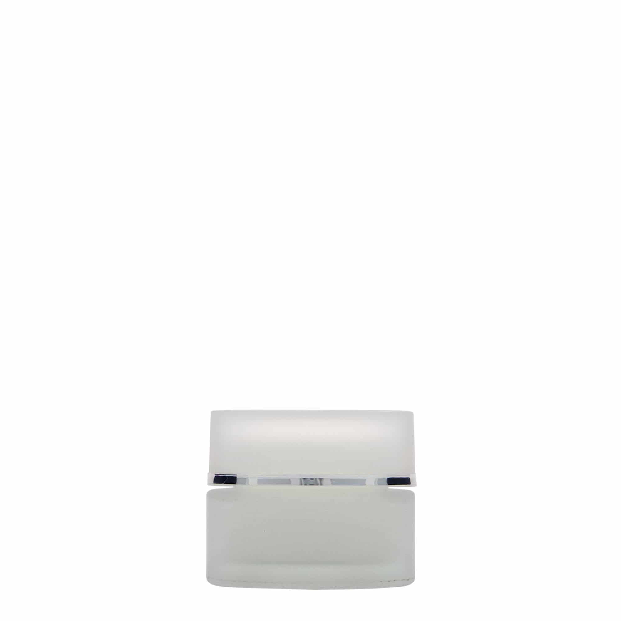 15 ml Tiegel «Platin Edition», Glas, geeist, Mündung: Schraubverschluss