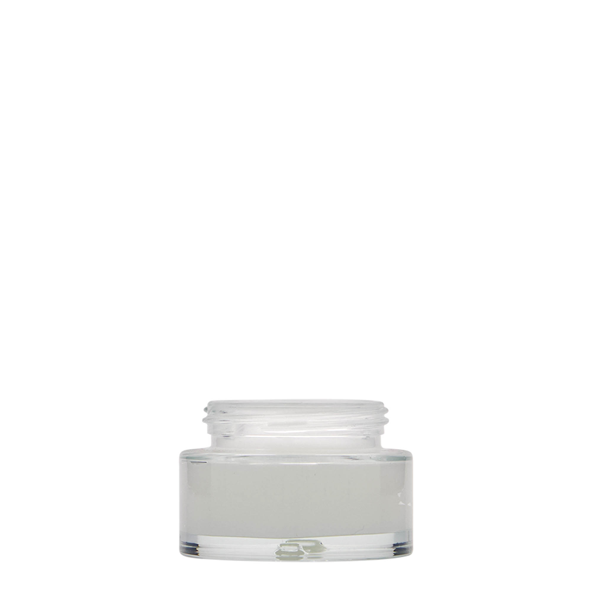 30 ml Tiegel 'Clear Edition', Glas, Mündung: Schraubverschluss 30 ml Tiegel 'Clear Edition', Glas, Mündung: Schraubverschluss