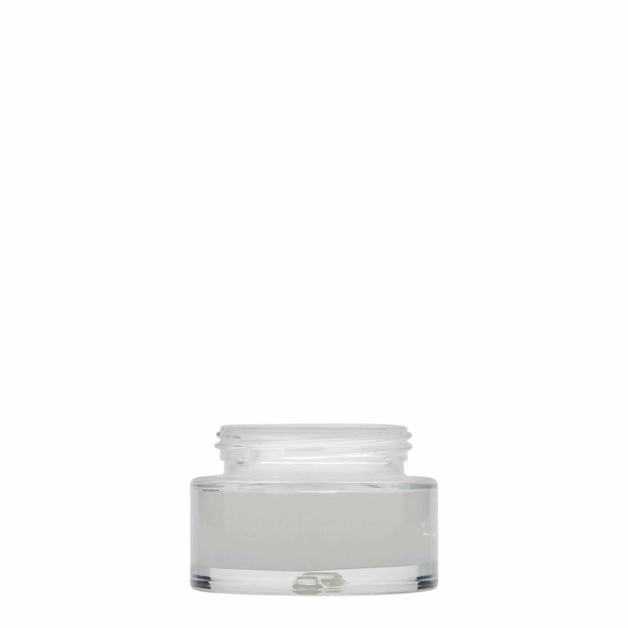 30 ml Tiegel «Clear Edition», Glas, Mündung: Schraubverschluss
