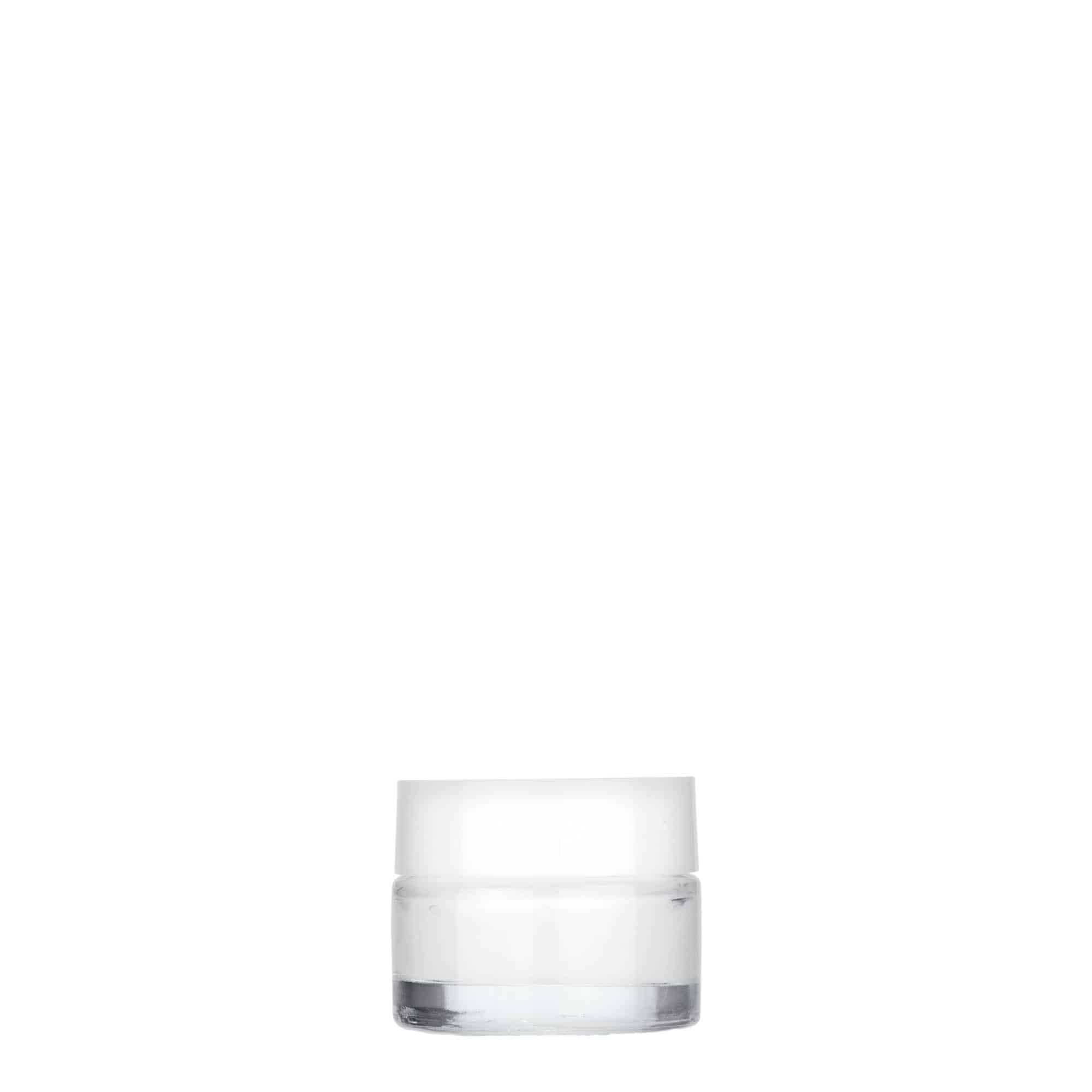 5 ml Tiegel 'Beauty', Glas, Mündung: Schraubverschluss