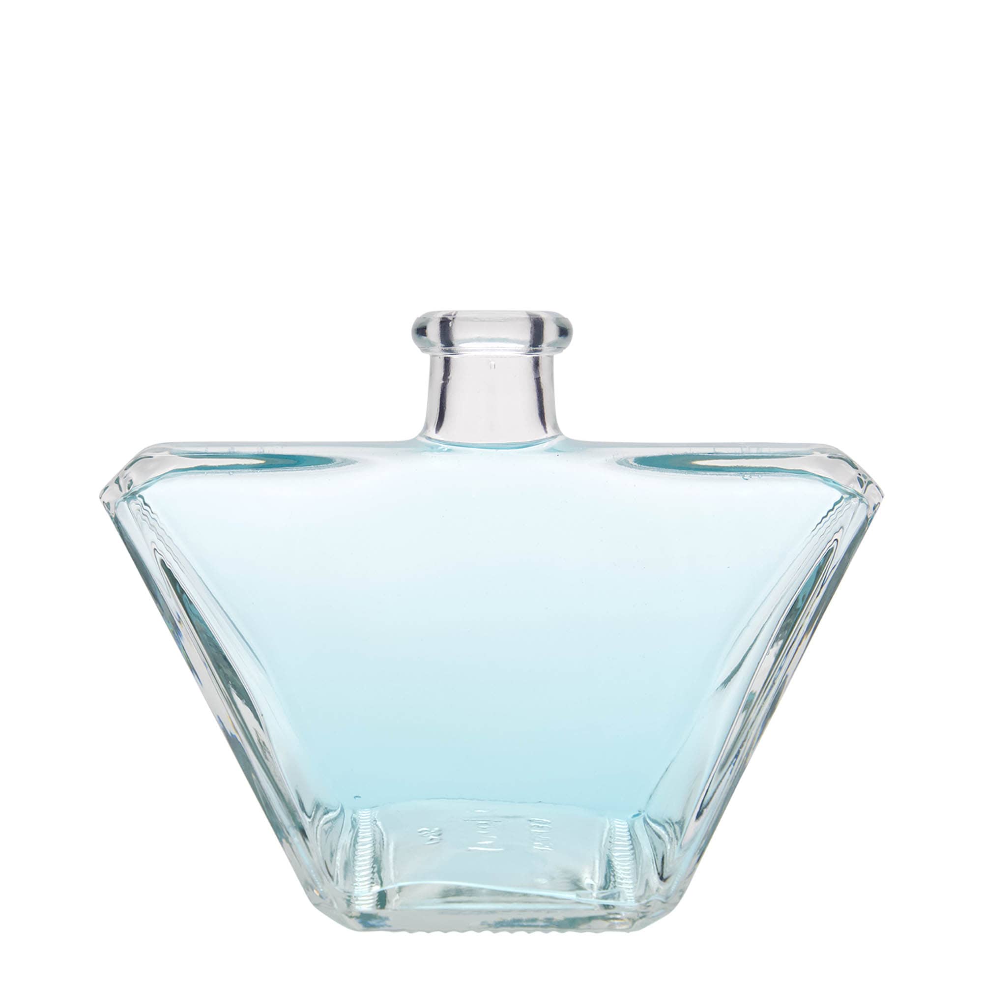 500 ml Glasflasche «Charly», rechteckig, Mündung: Kork