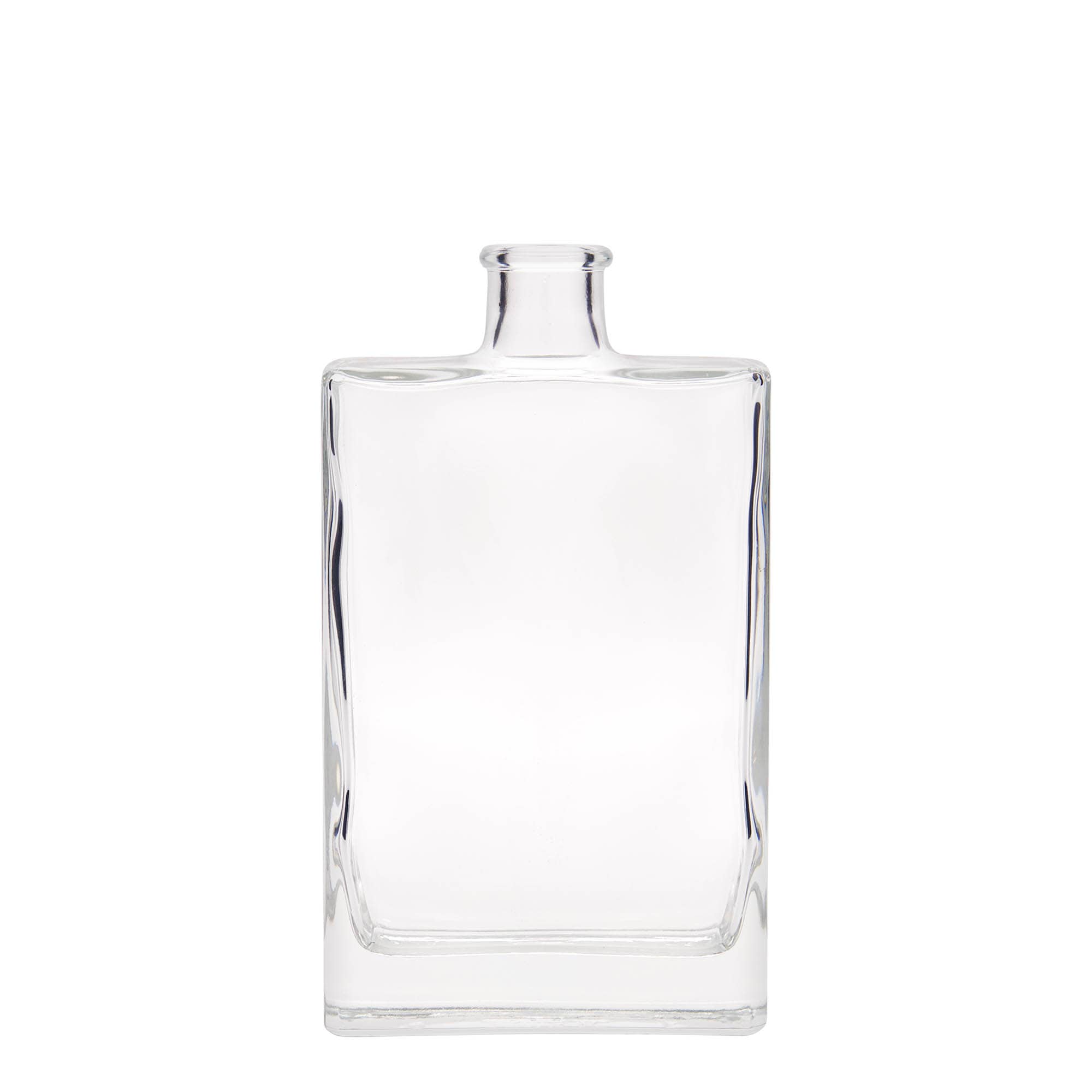 350 ml Glasflasche 'Julia', rechteckig, Mündung: Kork 350 ml Glasflasche 'Julia', rechteckig, Mündung: Kork
