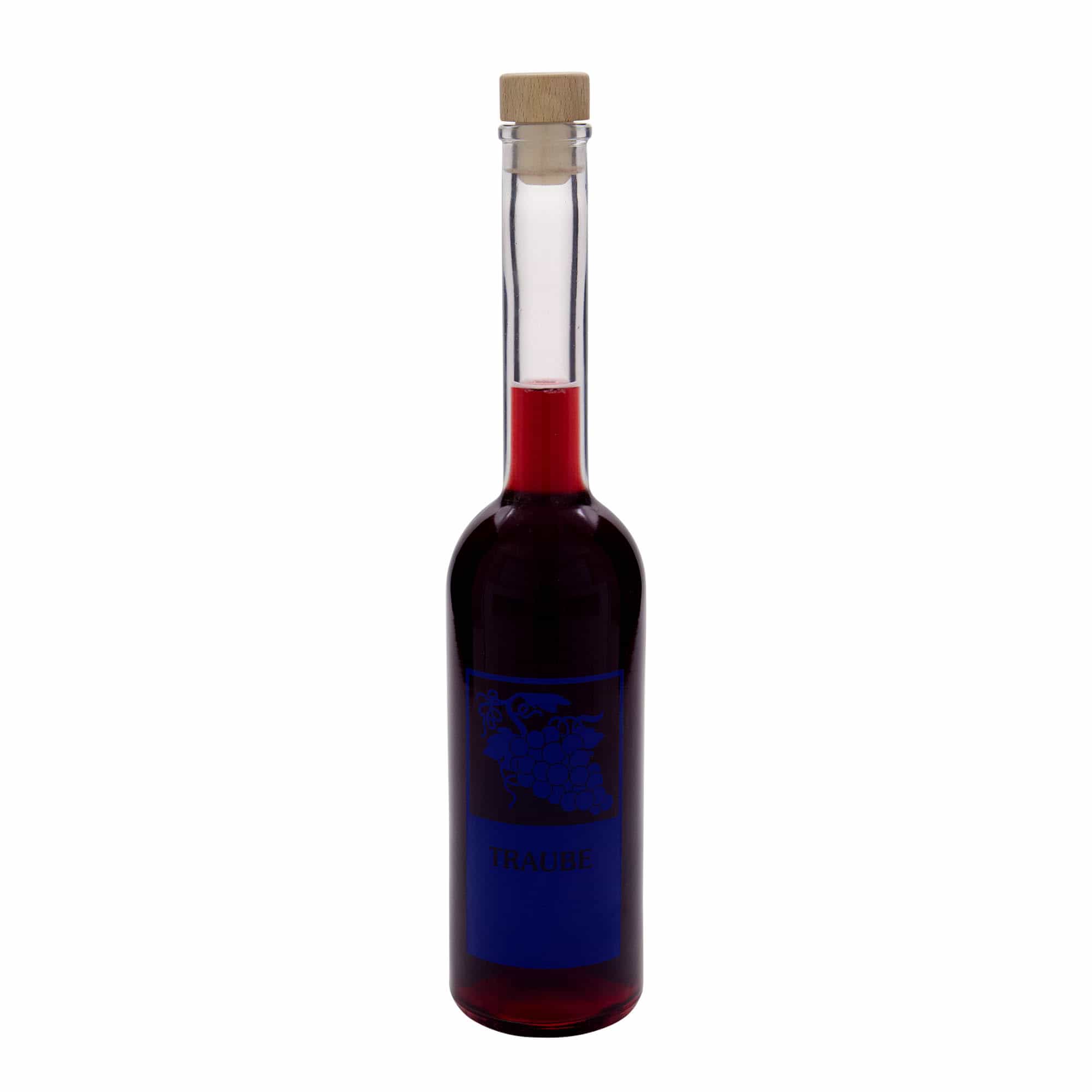 500 ml Glasflasche «Opera», Motiv: Traube, Mündung: Kork