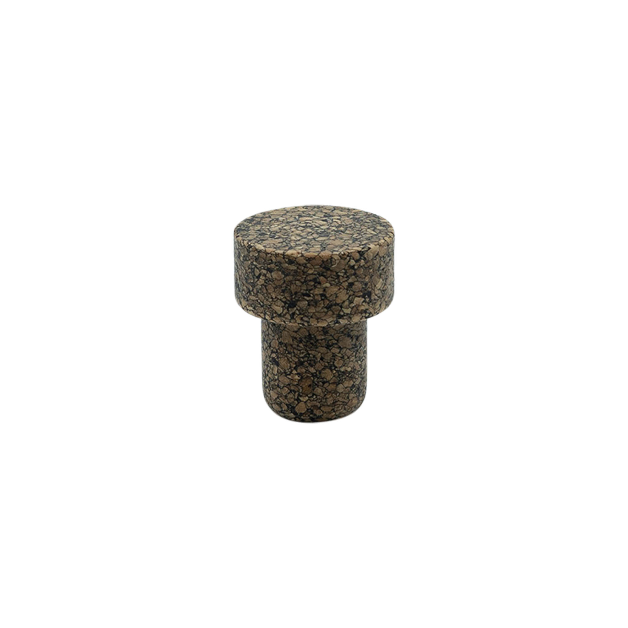 Griffkorken 'Sharp' 19,5 mm, Corkcoal, für Mündung: Kork