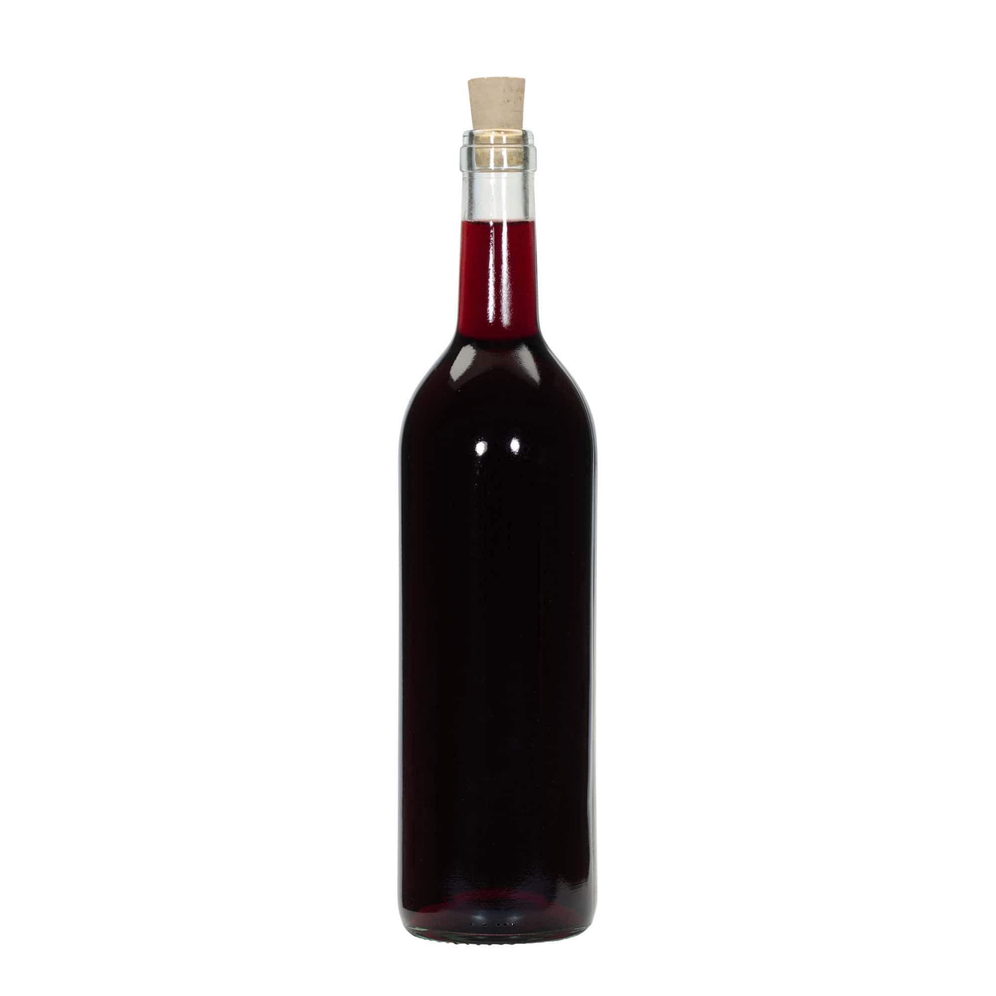 750 ml Glasflasche 'Bordeaux Tradition', Mündung: Kork
