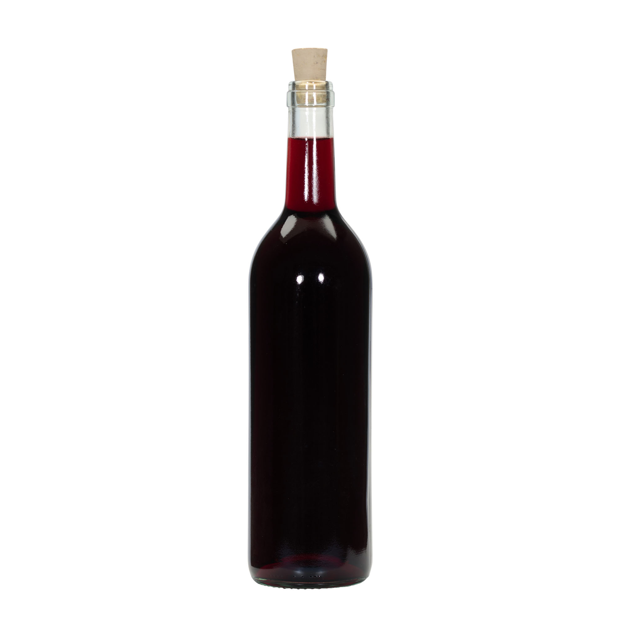 750 ml Glasflasche «Bordeaux Tradition», Mündung: Kork