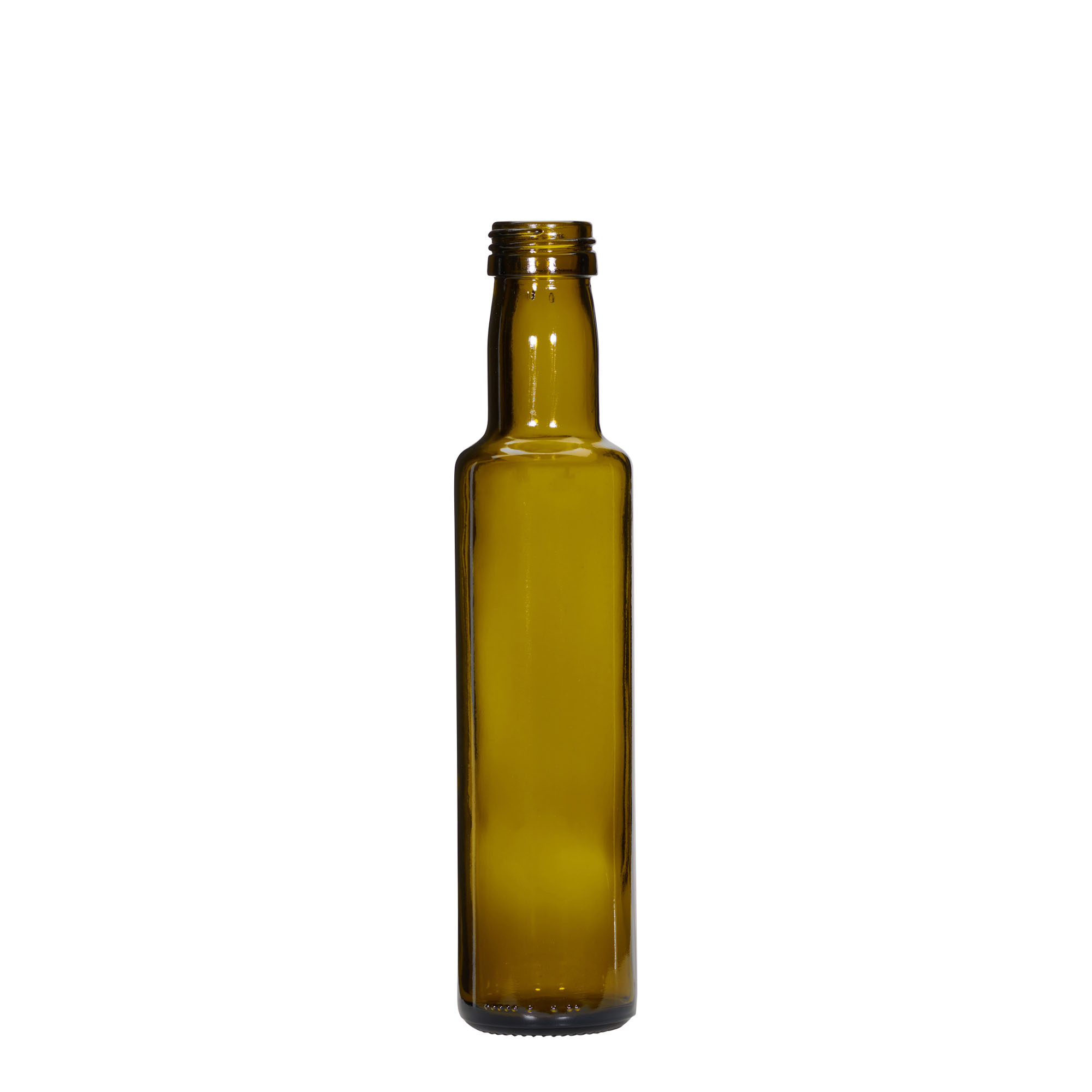 250 ml Glasflasche «Dorica», antikgrün, Mündung: PP 31,5