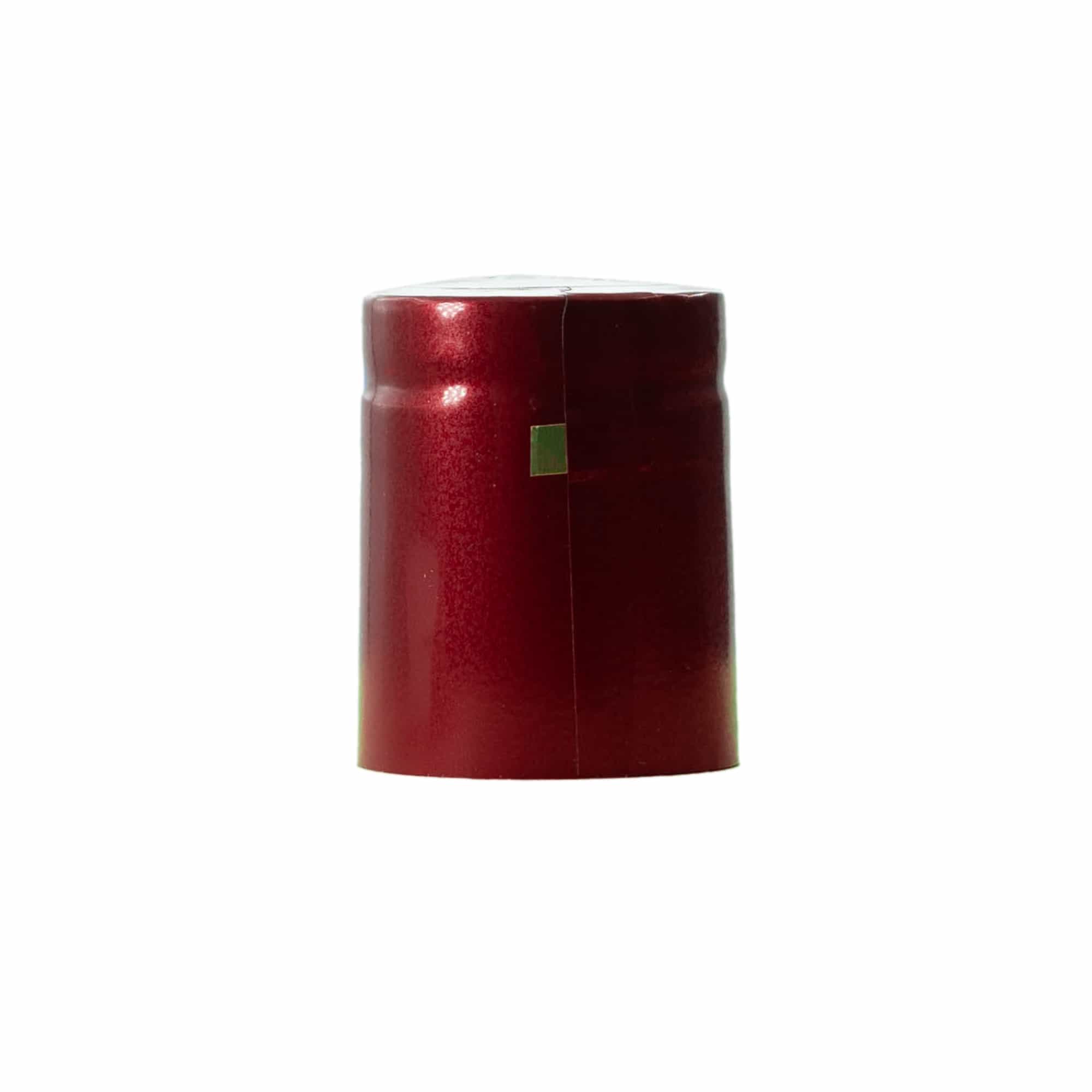 Schrumpfkapsel 32x41, PVC-Kunststoff, weinrot Schrumpfkapsel 32x41, PVC-Kunststoff, weinrot