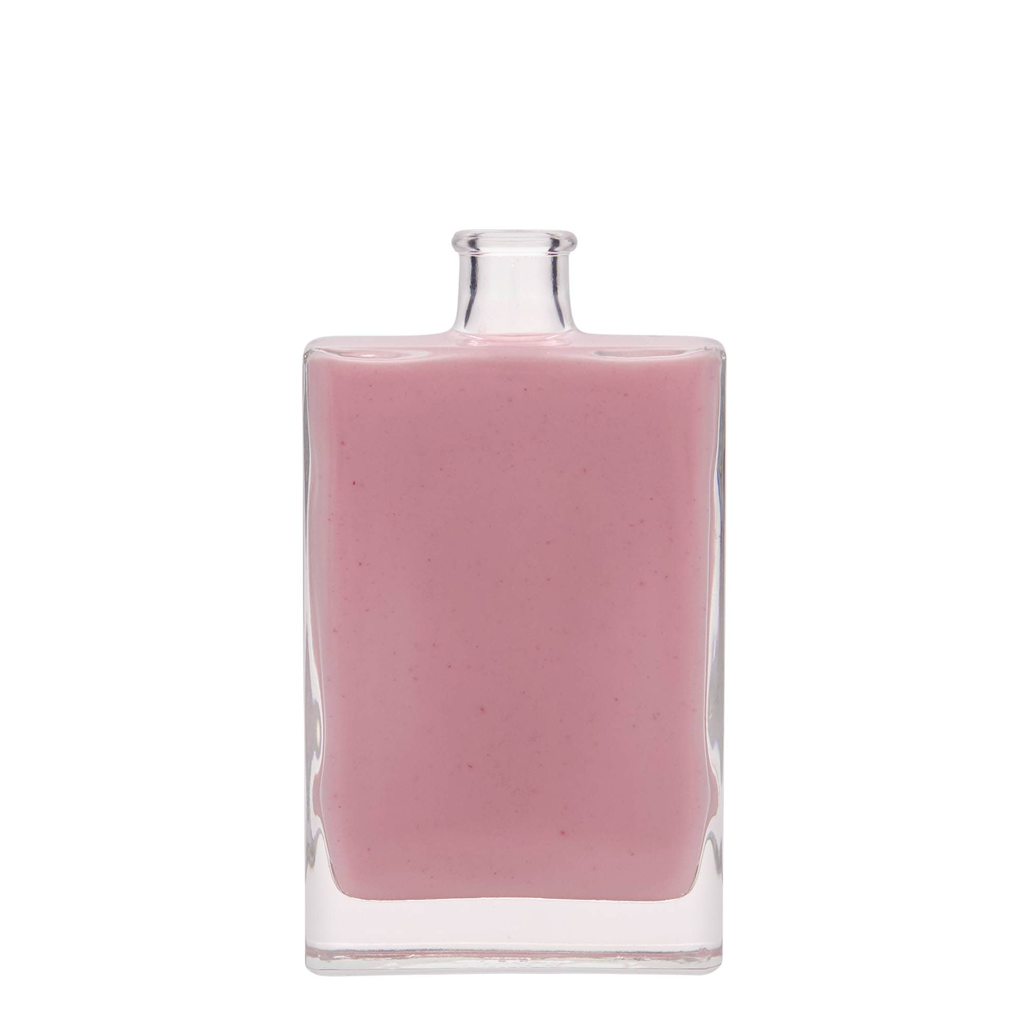 350 ml Glasflasche «Julia», rechteckig, Mündung: Kork