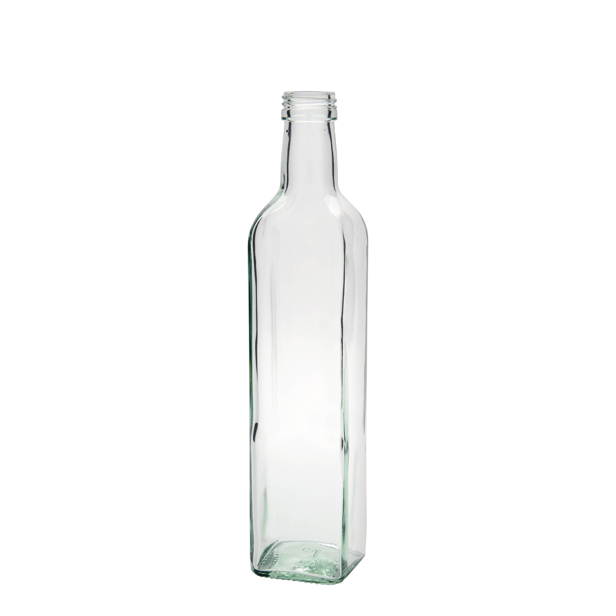 500 ml Glasflasche «Marasca», quadratisch, Mündung: PP 31,5