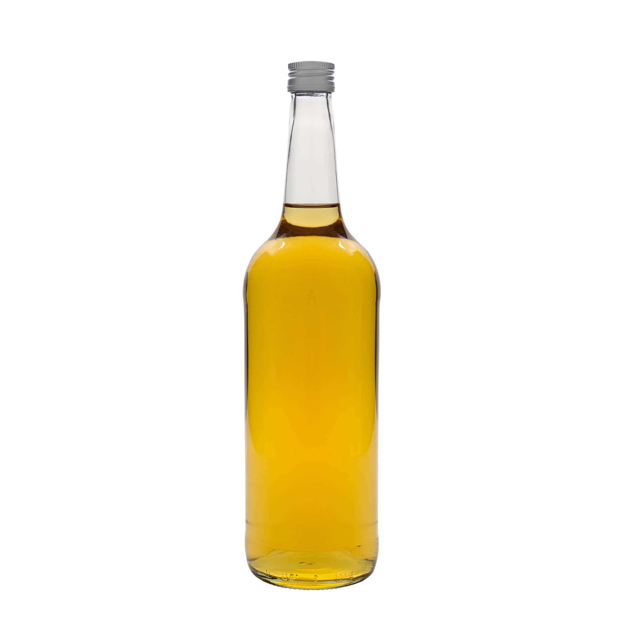 1.000 ml Glasflasche Geradhals, Mündung: PP 28