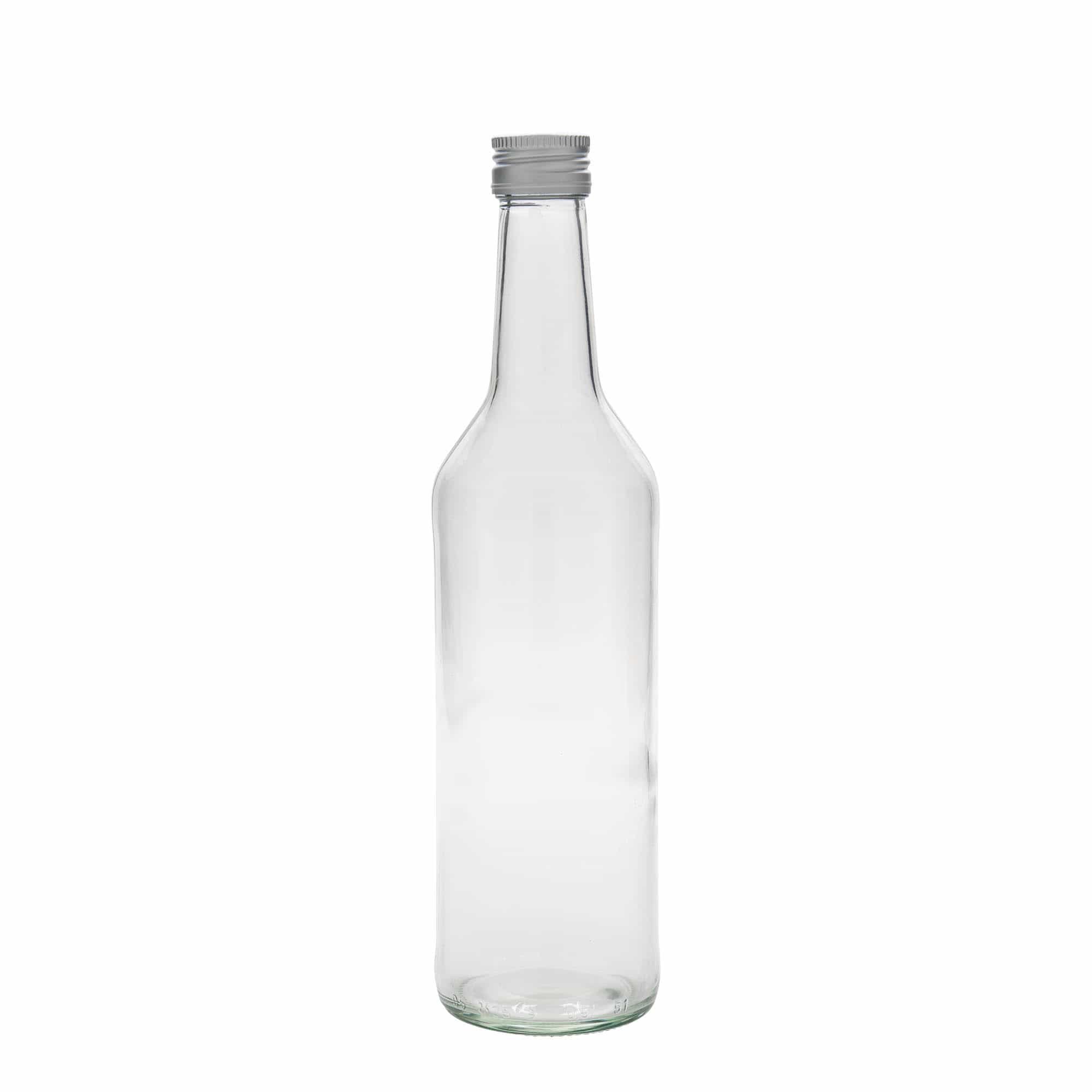 500 ml Glasflasche Geradhals, Mündung: PP 28