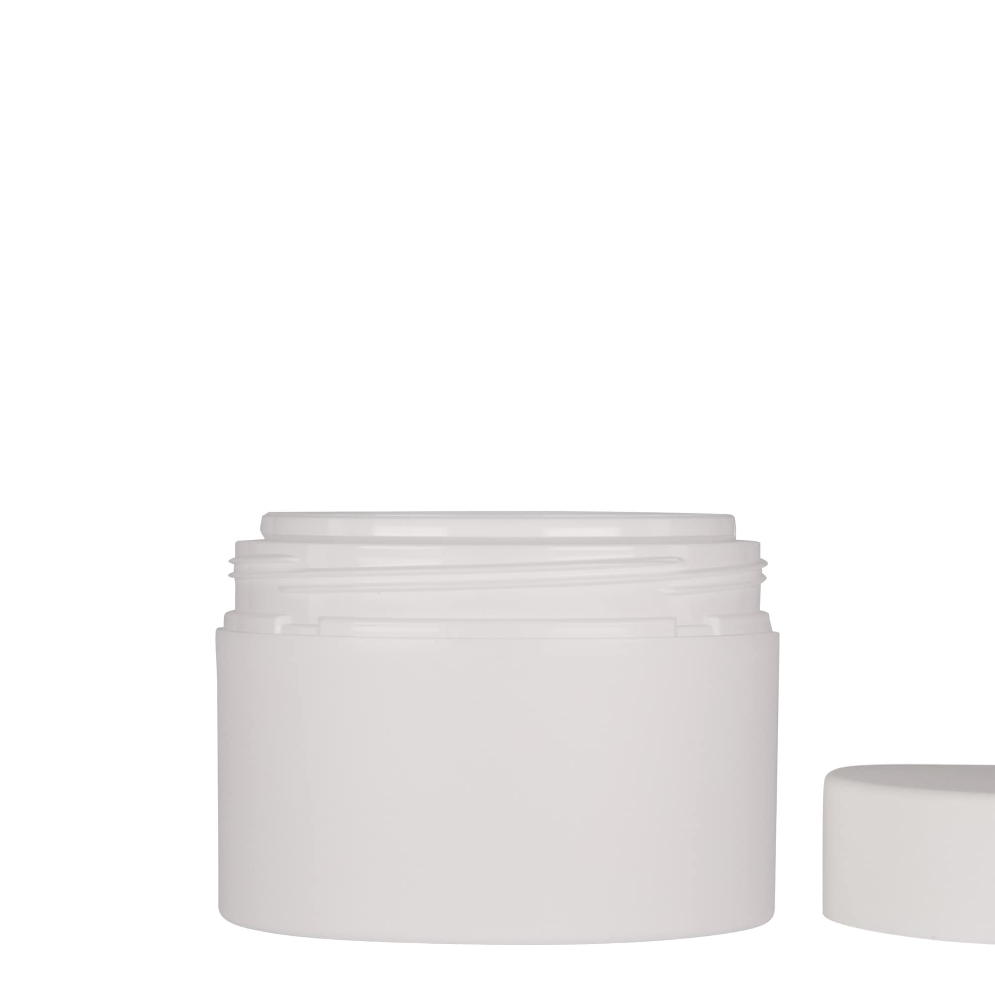 250 ml Kunststoffdose «Antonella», PP, weiss, Mündung: Schraubverschluss