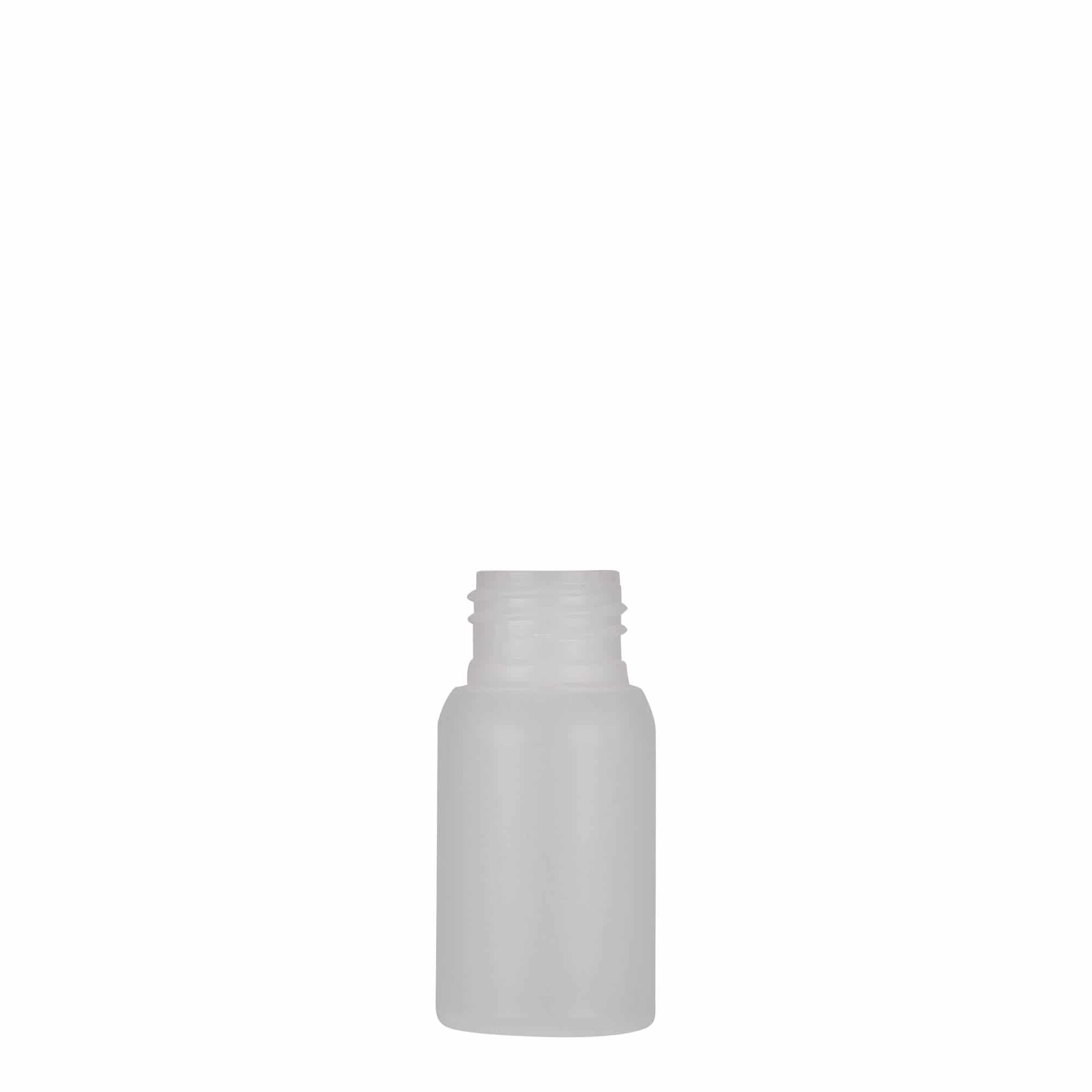 30 ml Kunststoffflasche «Tuffy», HDPE, natur, Mündung:  24/410