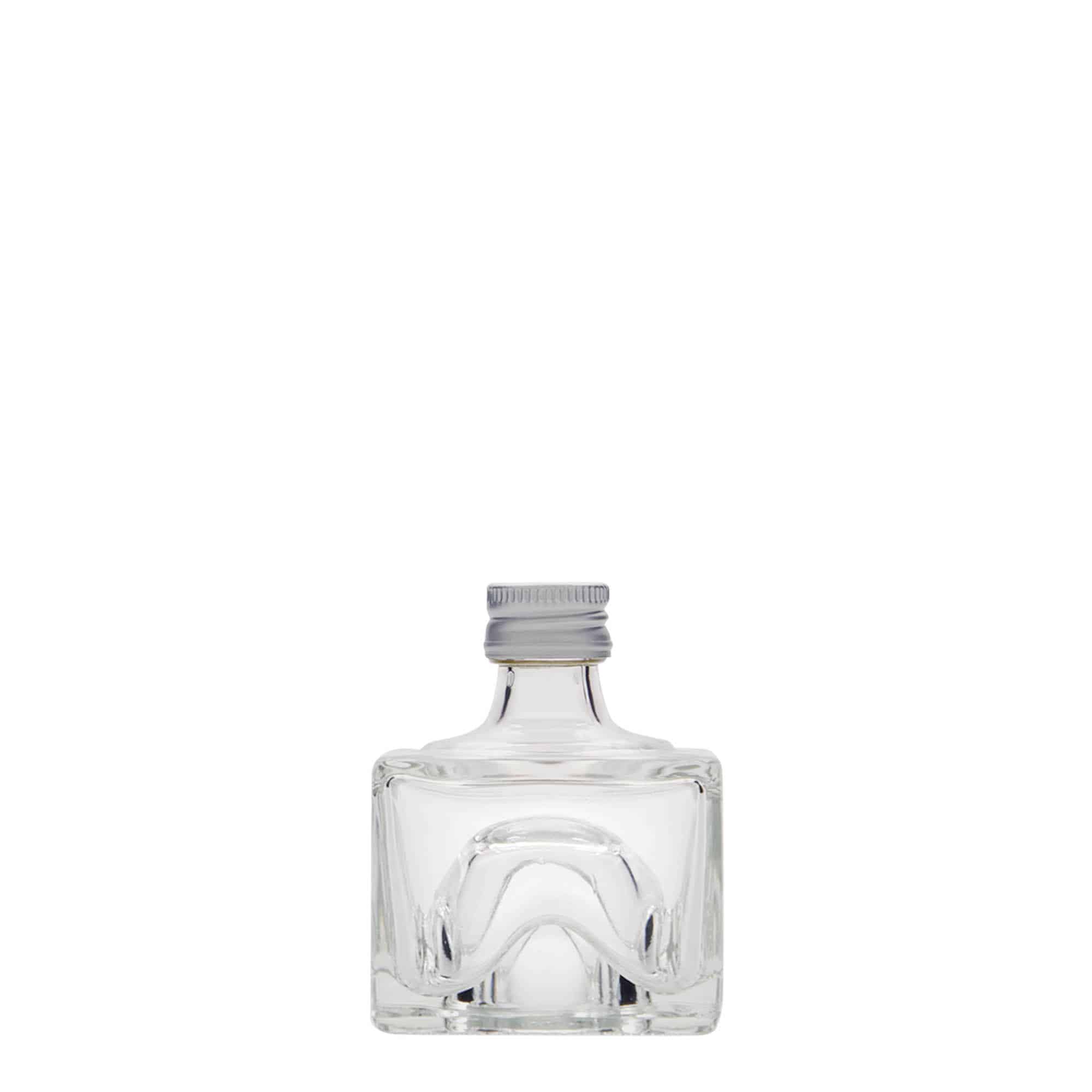 40 ml Glasflasche «Cocolores», quadratisch, Mündung: PP 18
