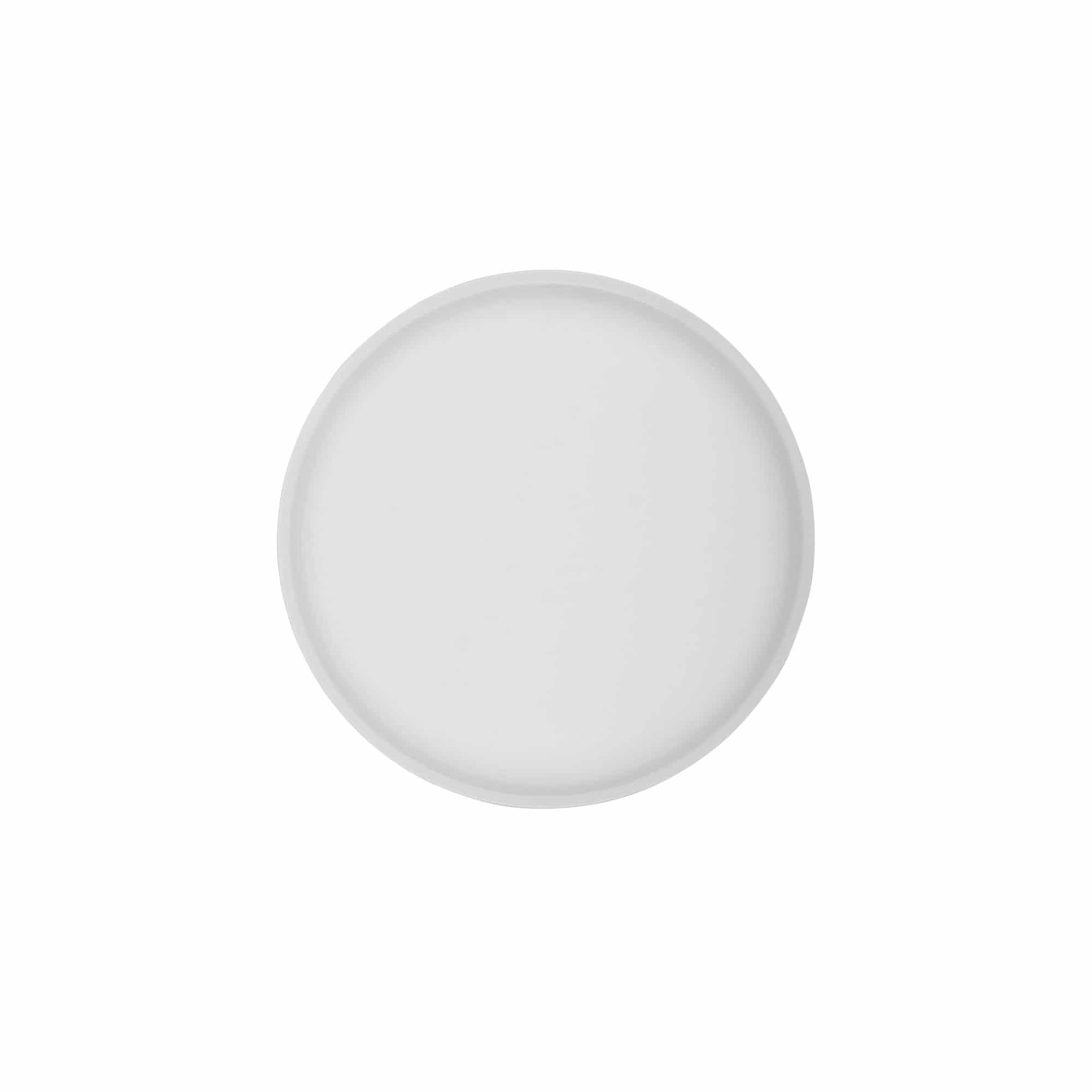 Schraubverschluss «Clear/Platin Edition», PP-Kunststoff, weiss, für Mündung: 70/2P