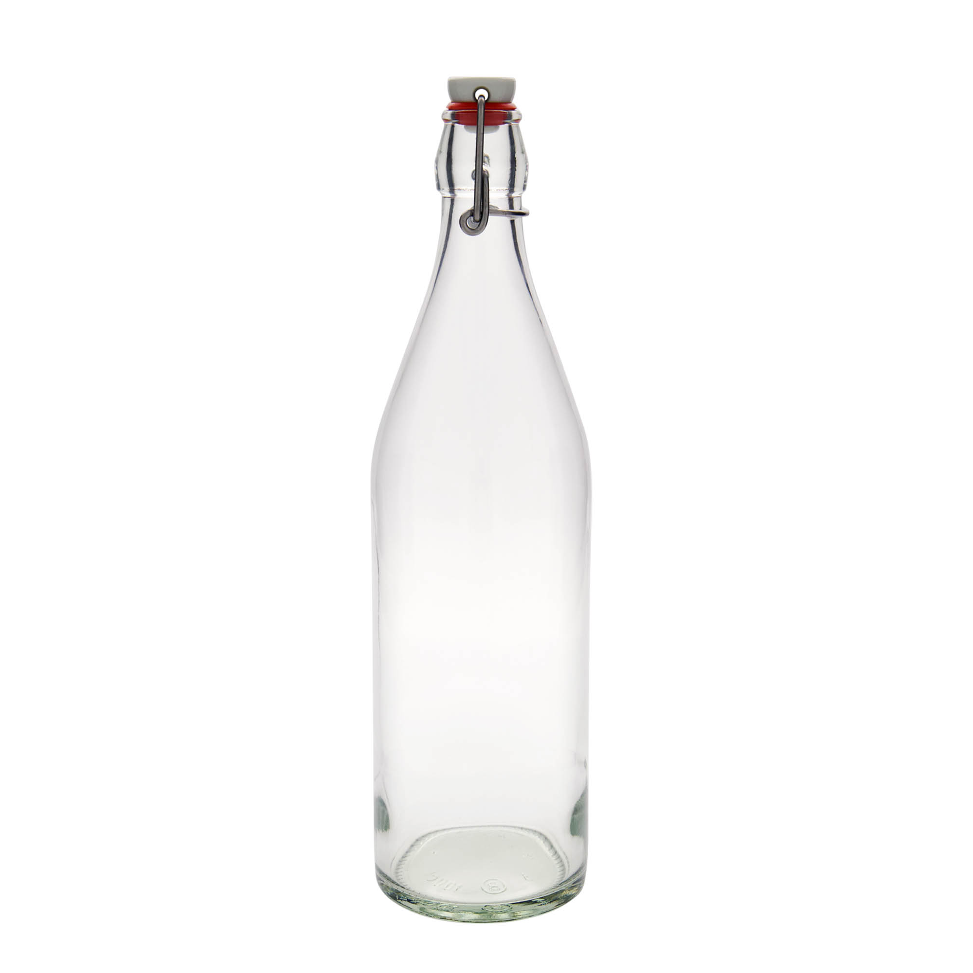 1.000 ml Glasflasche «Giara», Mündung: Bügelverschluss 1.000 ml Glasflasche «Giara», Mündung: Bügelverschluss
