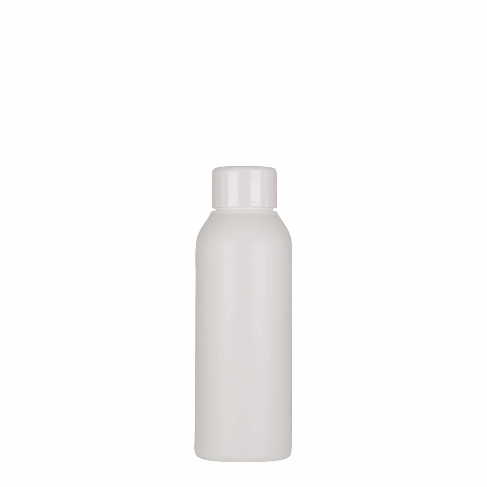 100 ml Kunststoffflasche «Tuffy», HDPE, weiss, Mündung:  24/410