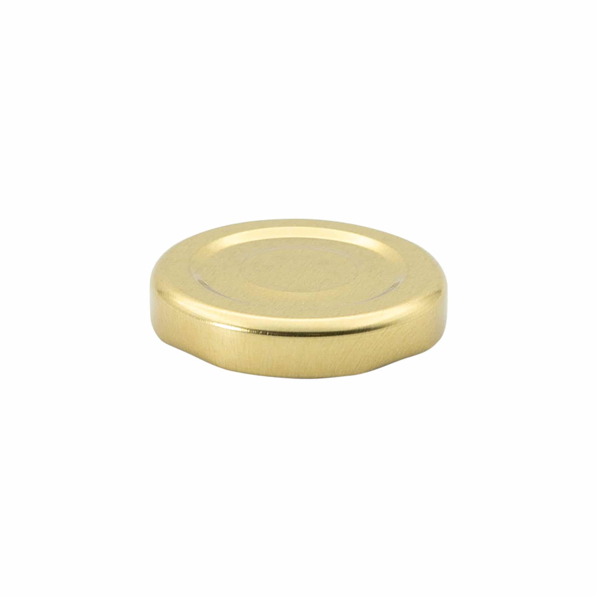 Twist-off-Deckel, Weissblech, sterilisierbar, gold, für Mündung: TO 43