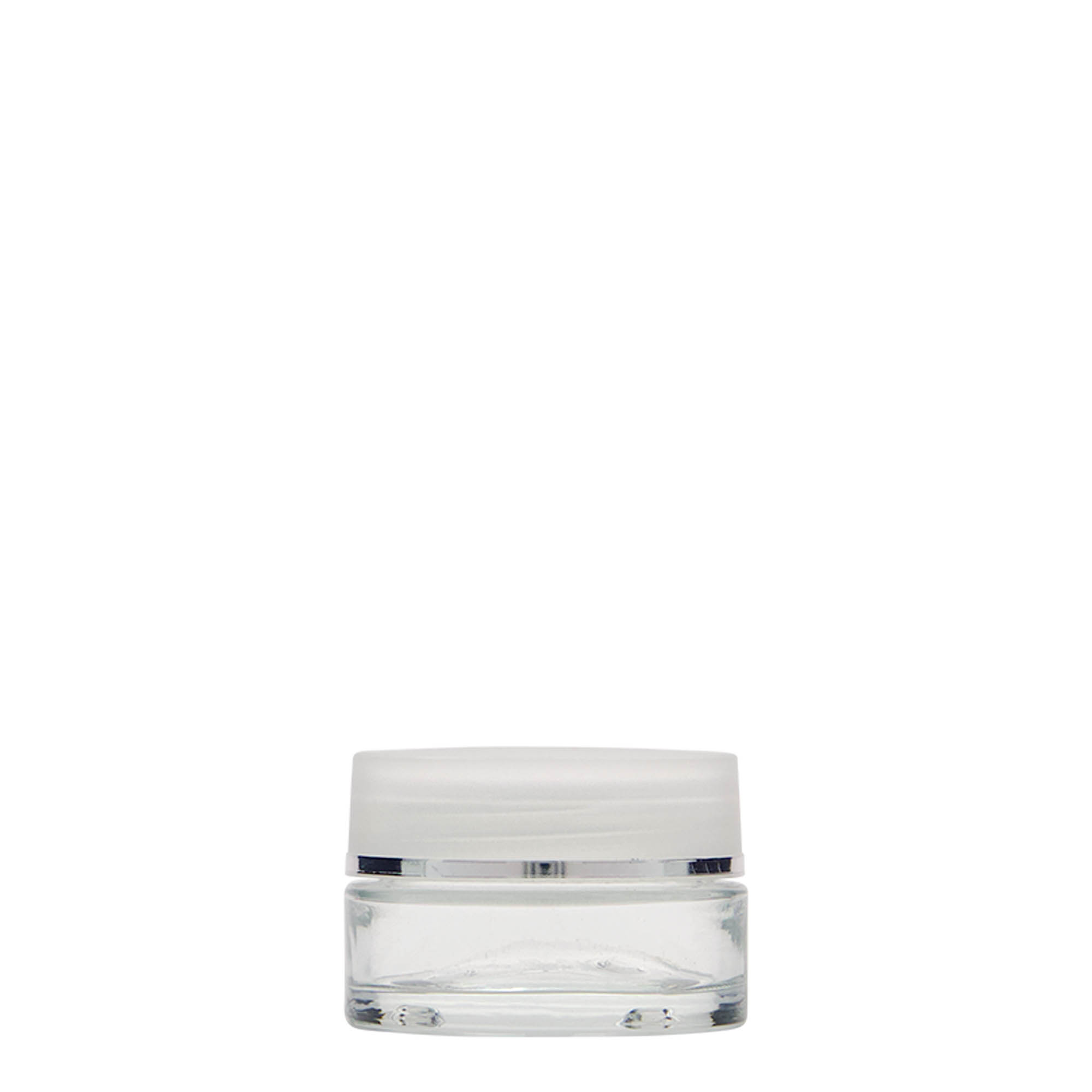 15 ml Tiegel 'Clear Edition', Glas, Mündung: Schraubverschluss 15 ml Tiegel 'Clear Edition', Glas, Mündung: Schraubverschluss