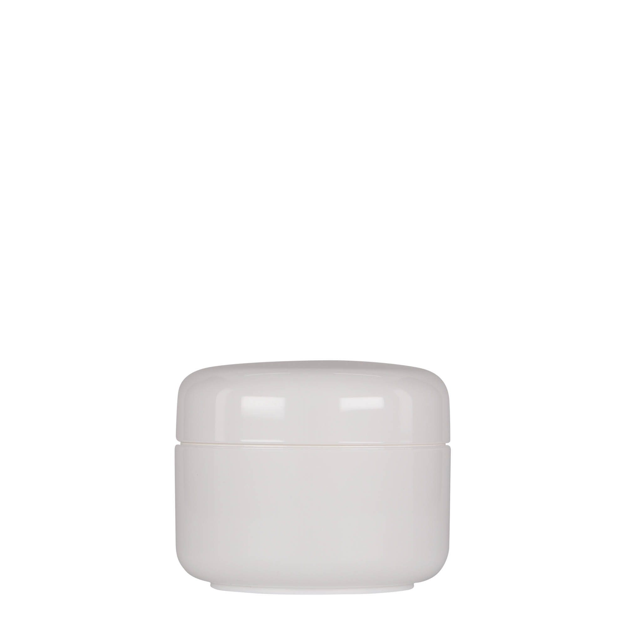 150 ml Kunststoffdose 'Bianca', PP, weiß, Mündung: Schraubverschluss 150 ml Kunststoffdose 'Bianca', PP, weiß, Mündung: Schraubverschluss