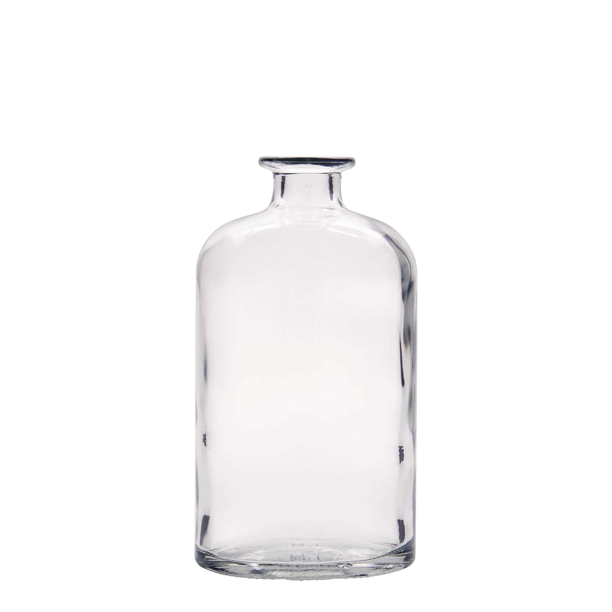 500 ml Glasflasche «Dundee», oval, Mündung: Kork
