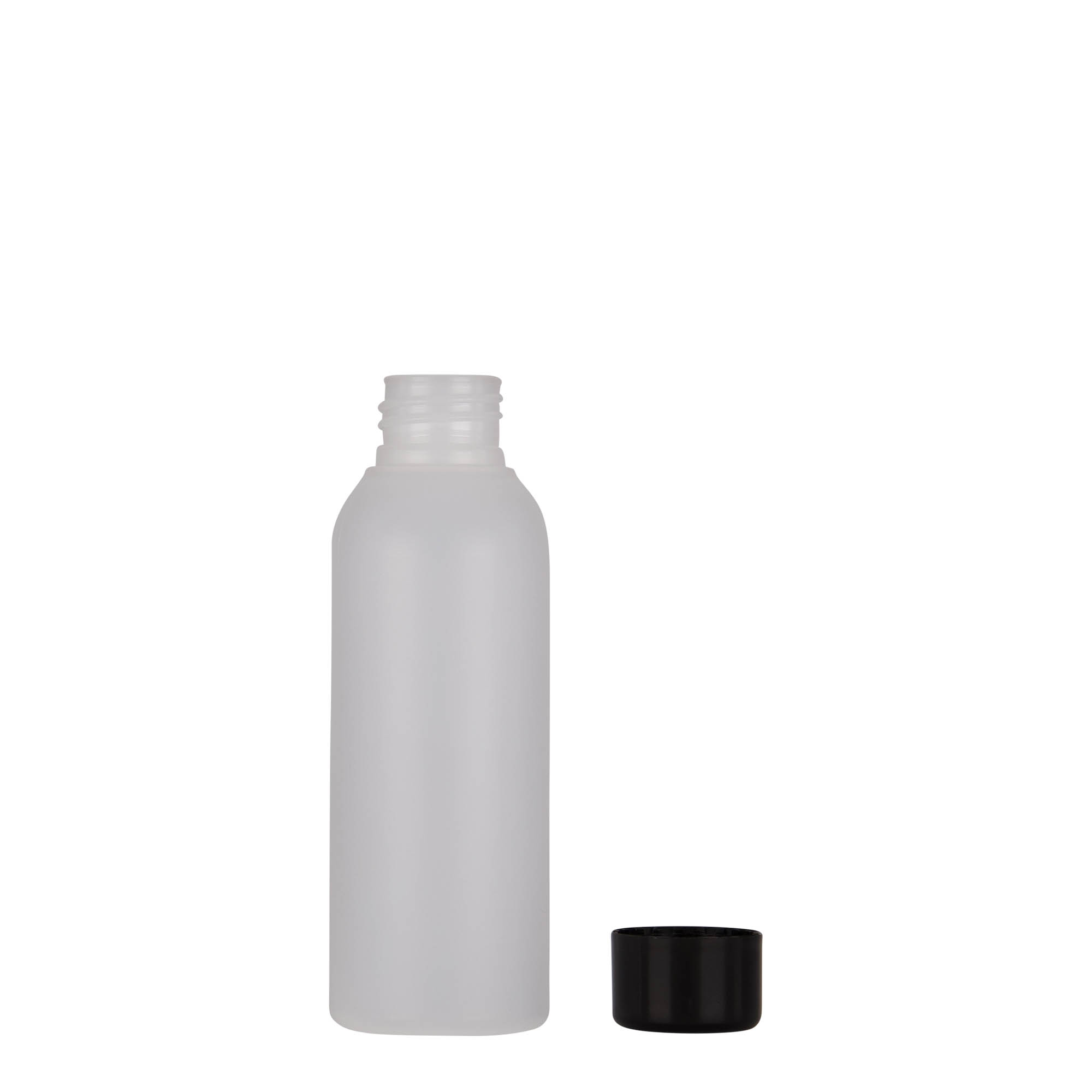 100 ml Kunststoffflasche 'Tuffy', HDPE, natur, Mündung: 24/410 100 ml Kunststoffflasche 'Tuffy', HDPE, natur, Mündung: 24/410