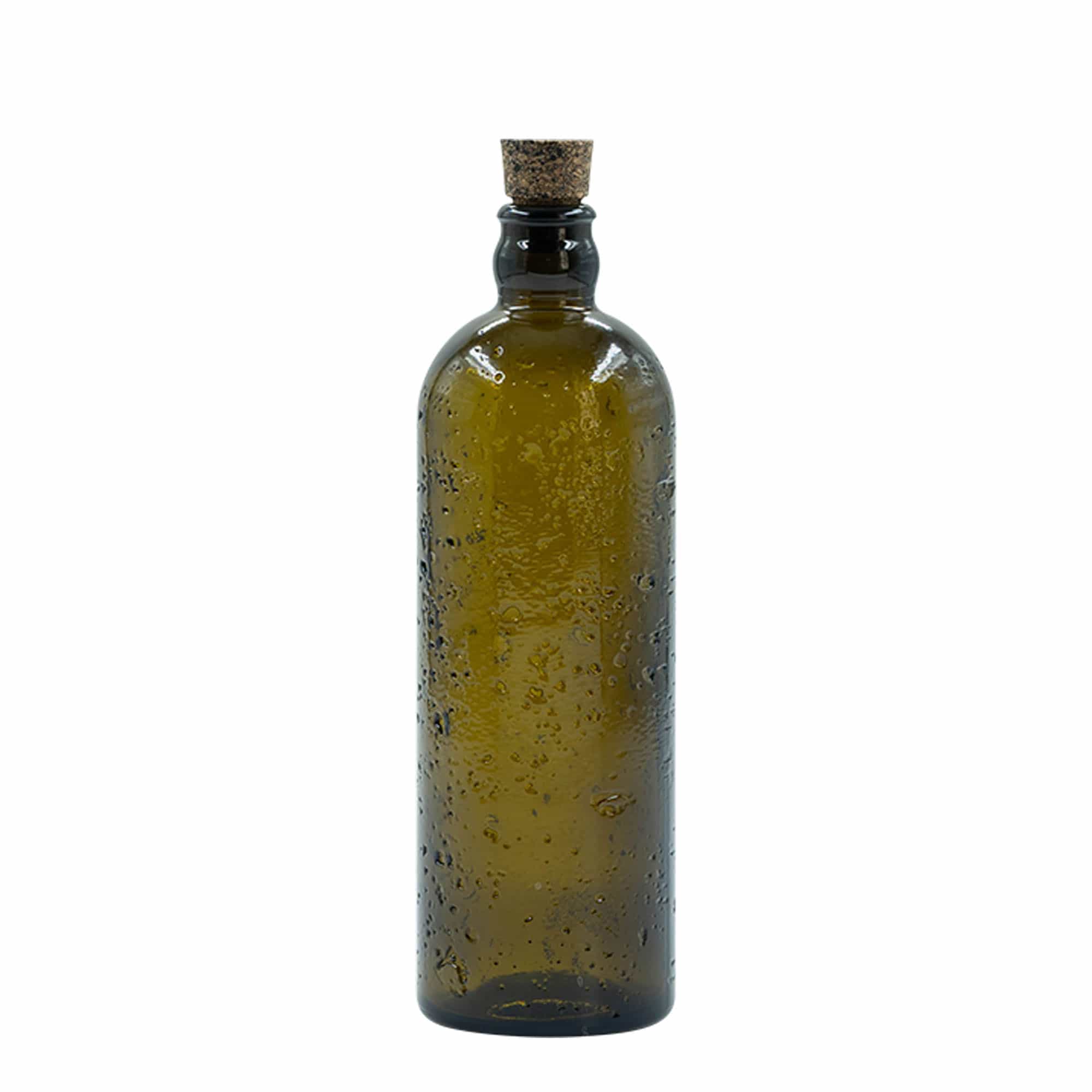 500 ml Wildly Crafted Glasflasche «Bobber Jr», braun, Mündung: Kork