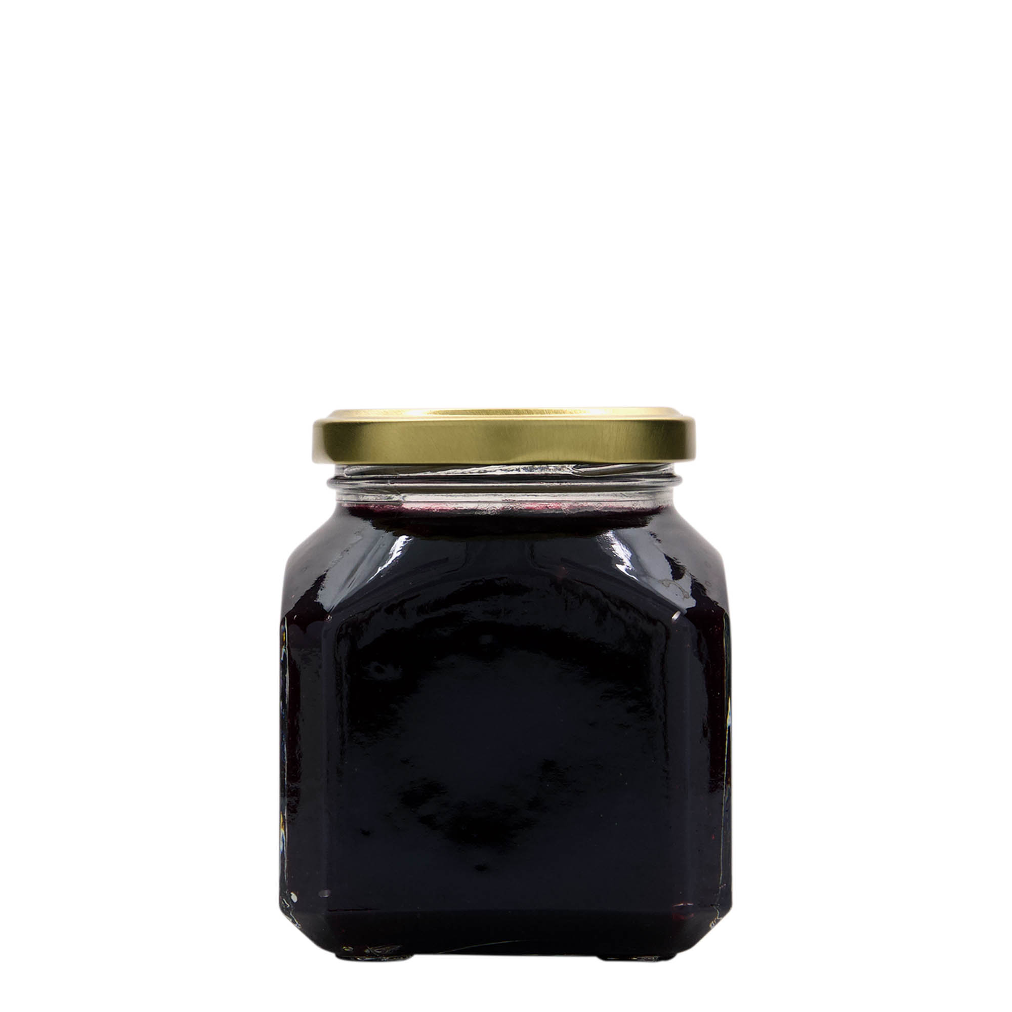 314 ml Vierkantglas 'Mailand', Mündung: Twist-Off (TO 63)