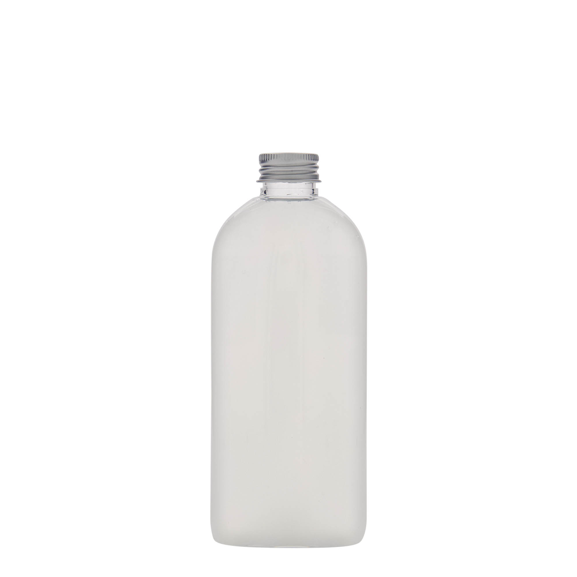 250 ml PET-Flasche 'Iris', oval, Kunststoff, Mündung: 24/410