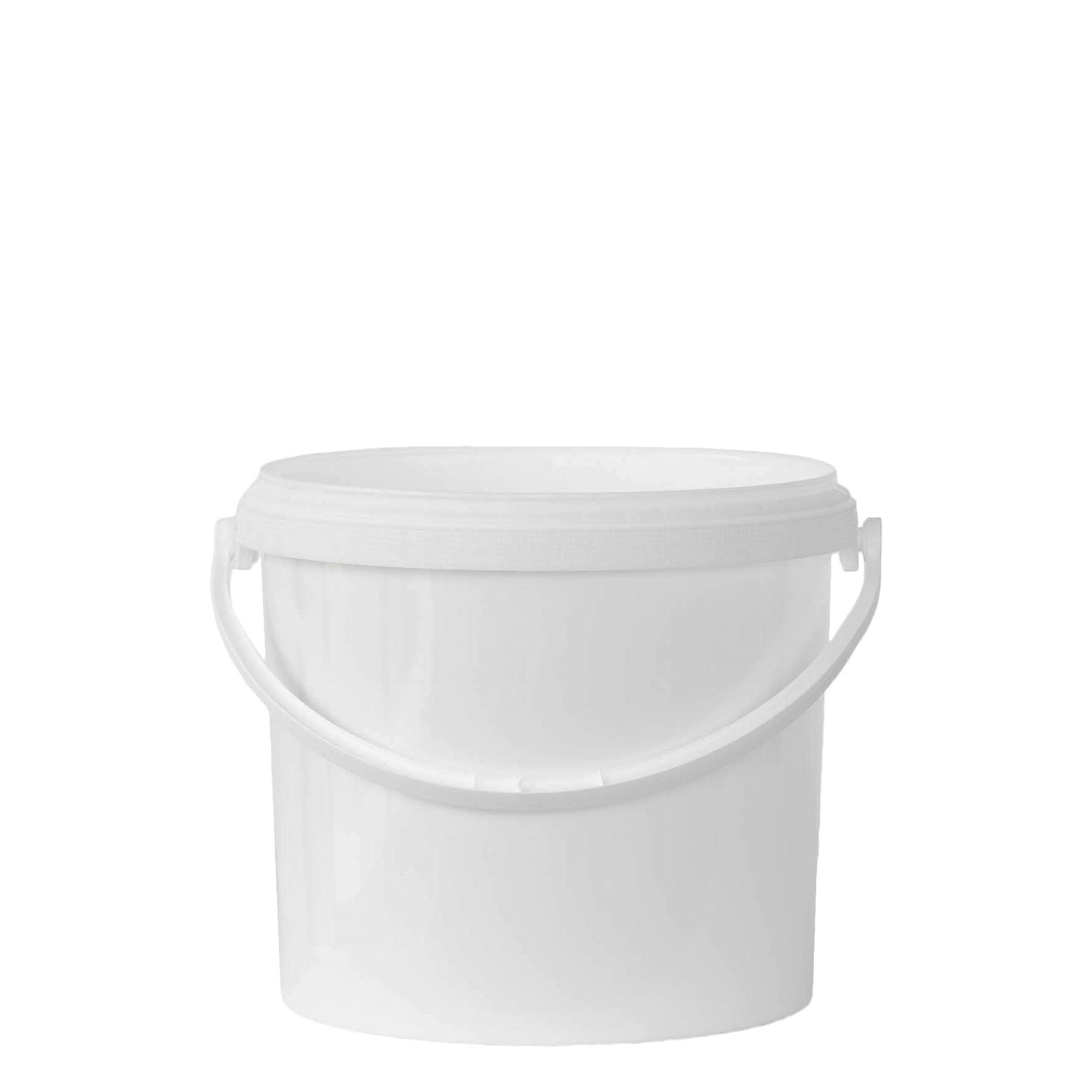 5 l Eimer, PP-Kunststoff, weiss 5 l Eimer, PP-Kunststoff, weiss