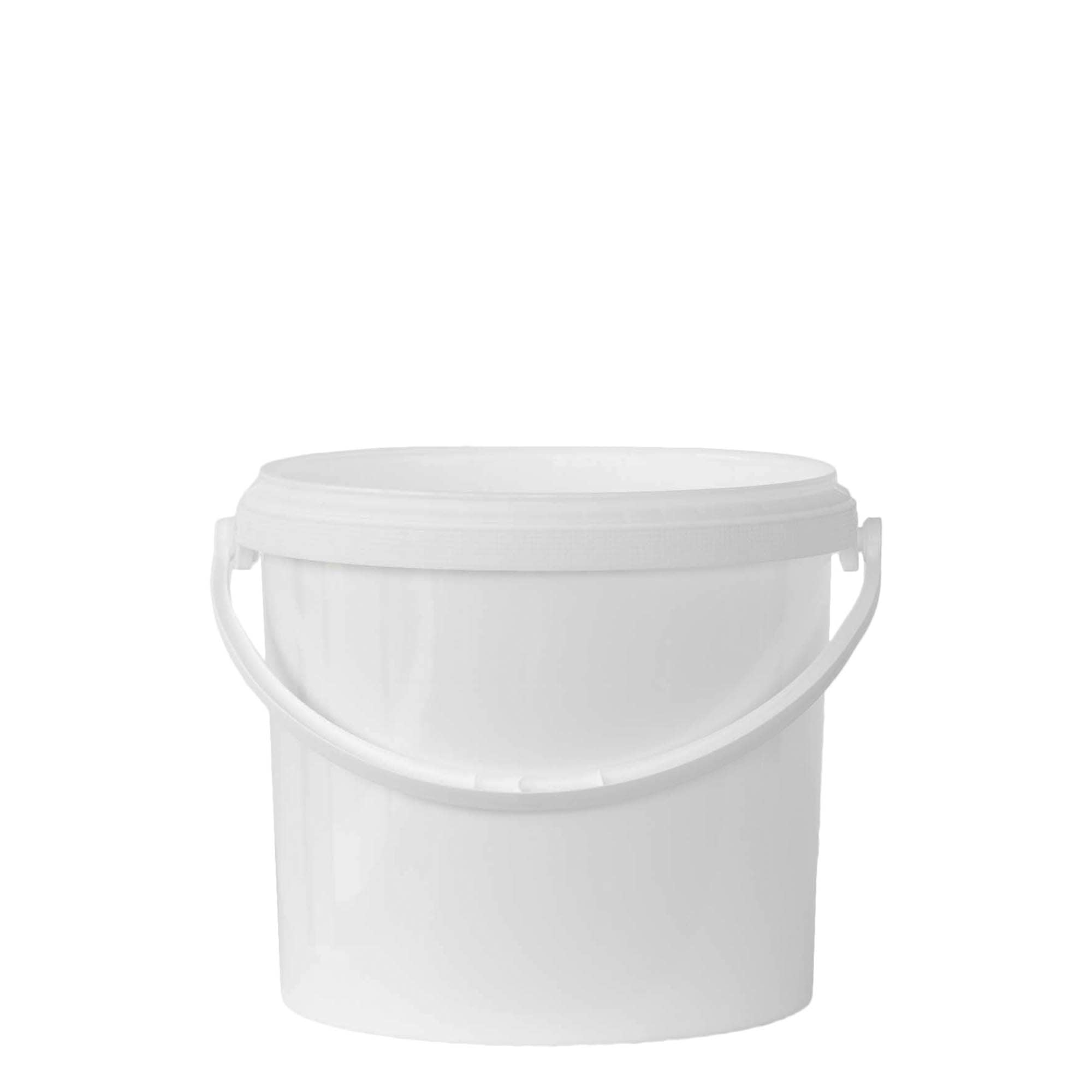 5 l Eimer, PP-Kunststoff, weiss 5 l Eimer, PP-Kunststoff, weiss