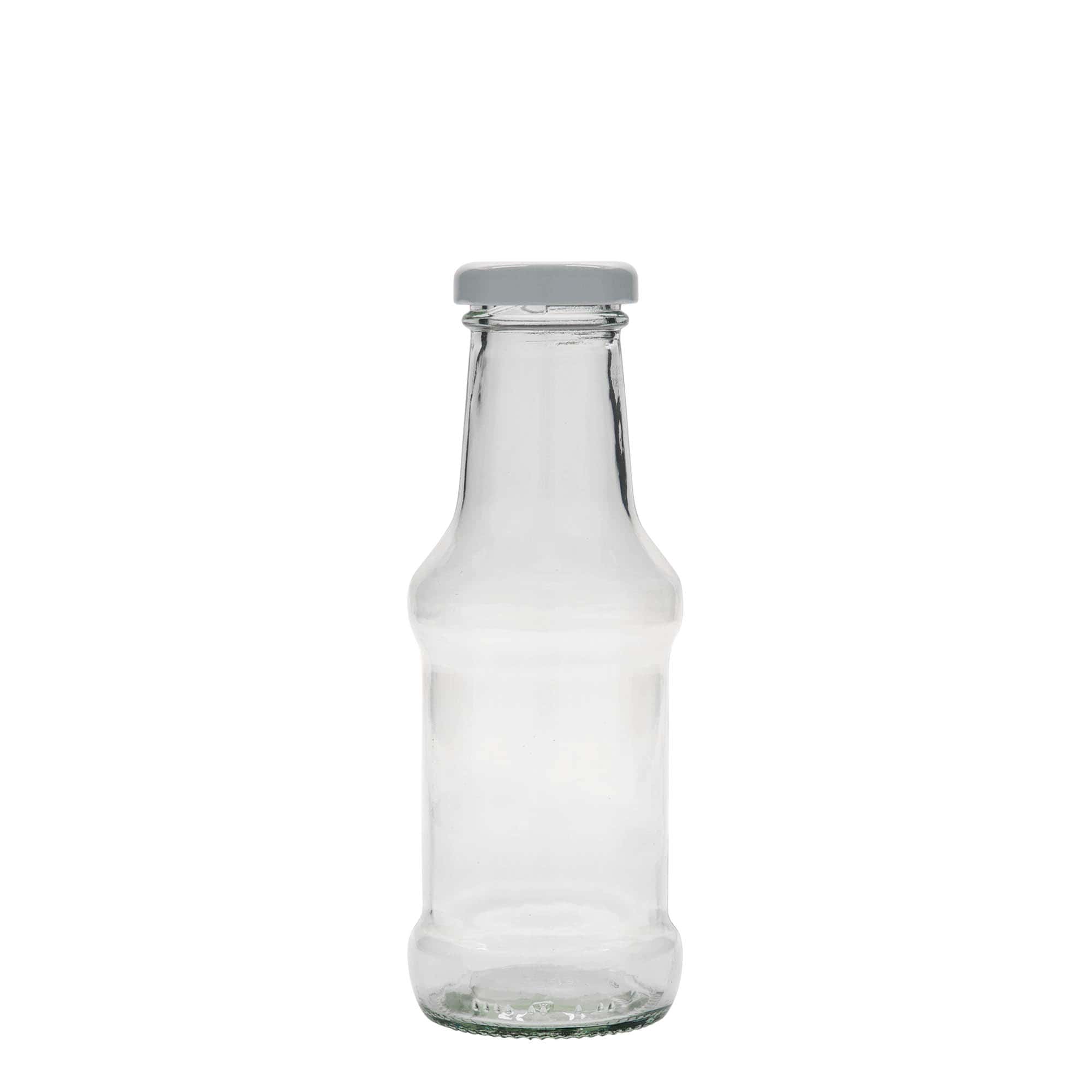 250 ml Sossenflasche, Glas, Mündung: Twist-off (TO 38)