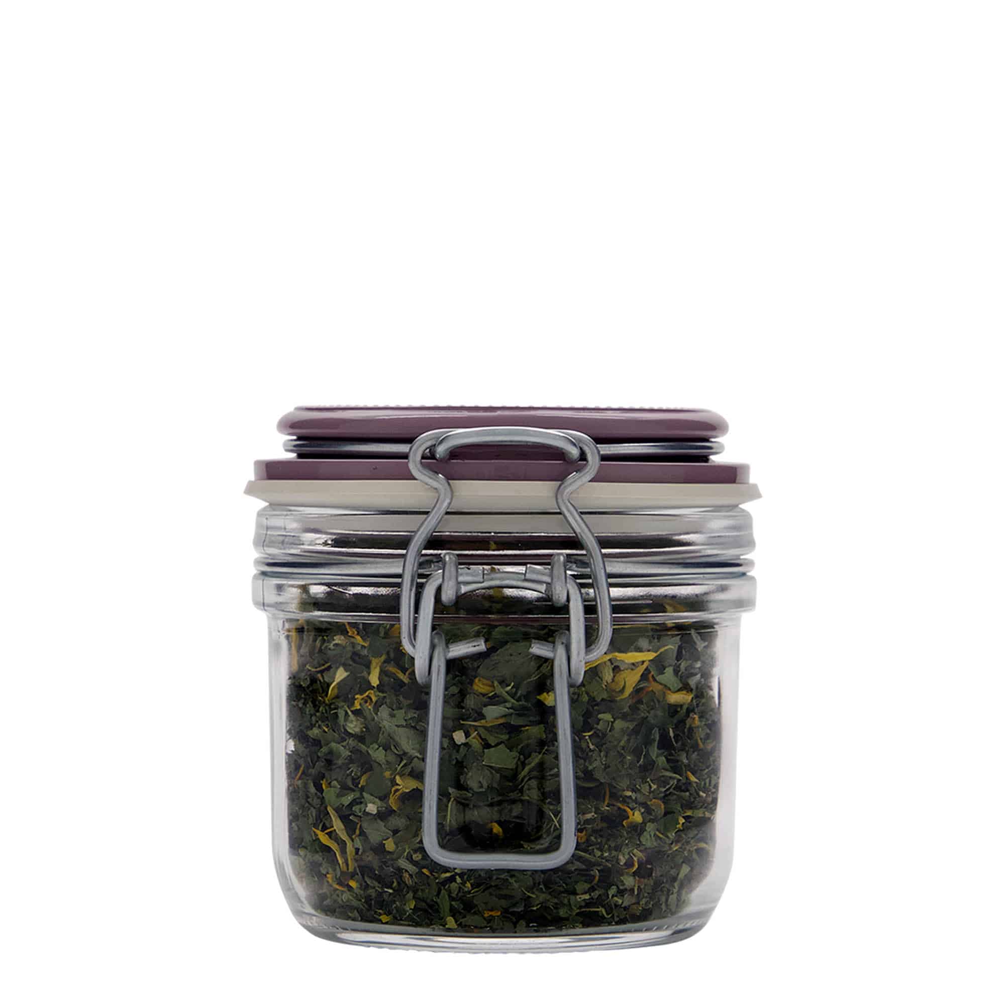 200 ml Drahtbügelglas «Fido», violett, Mündung: Drahtbügelverschluss