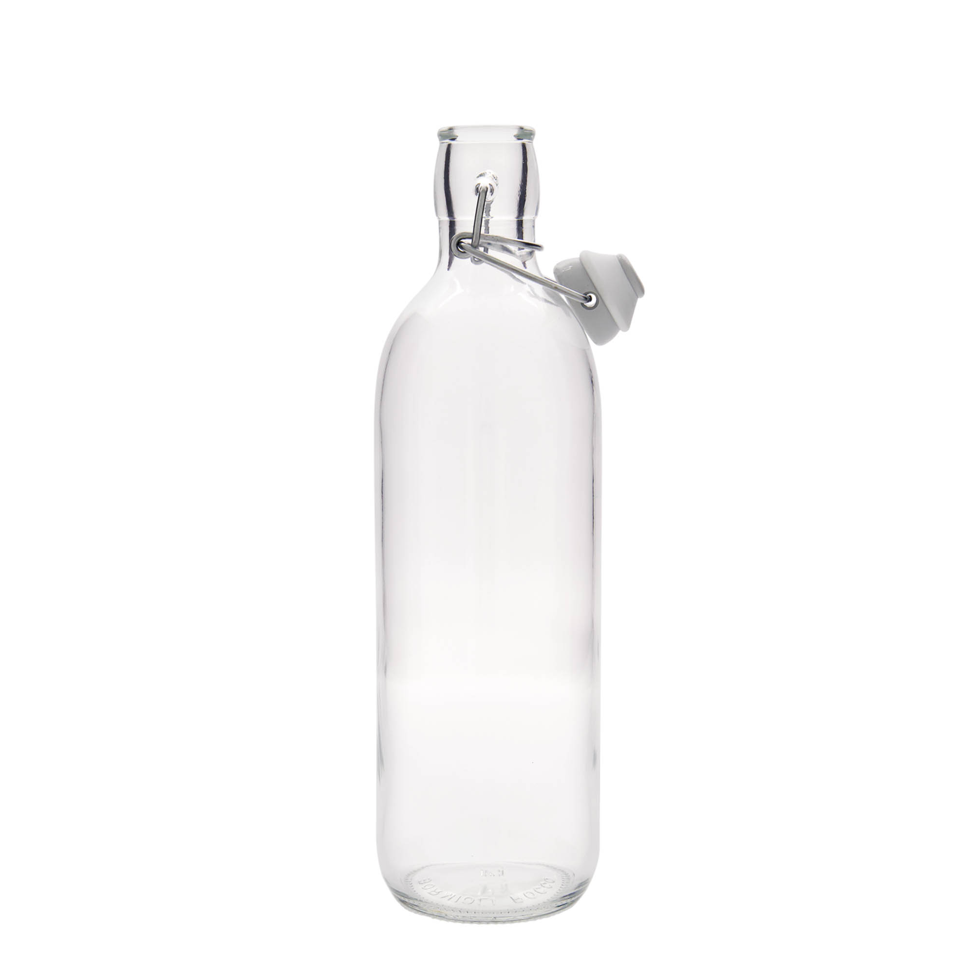 1.000 ml Glasflasche «Emilia», Mündung: Bügelverschluss