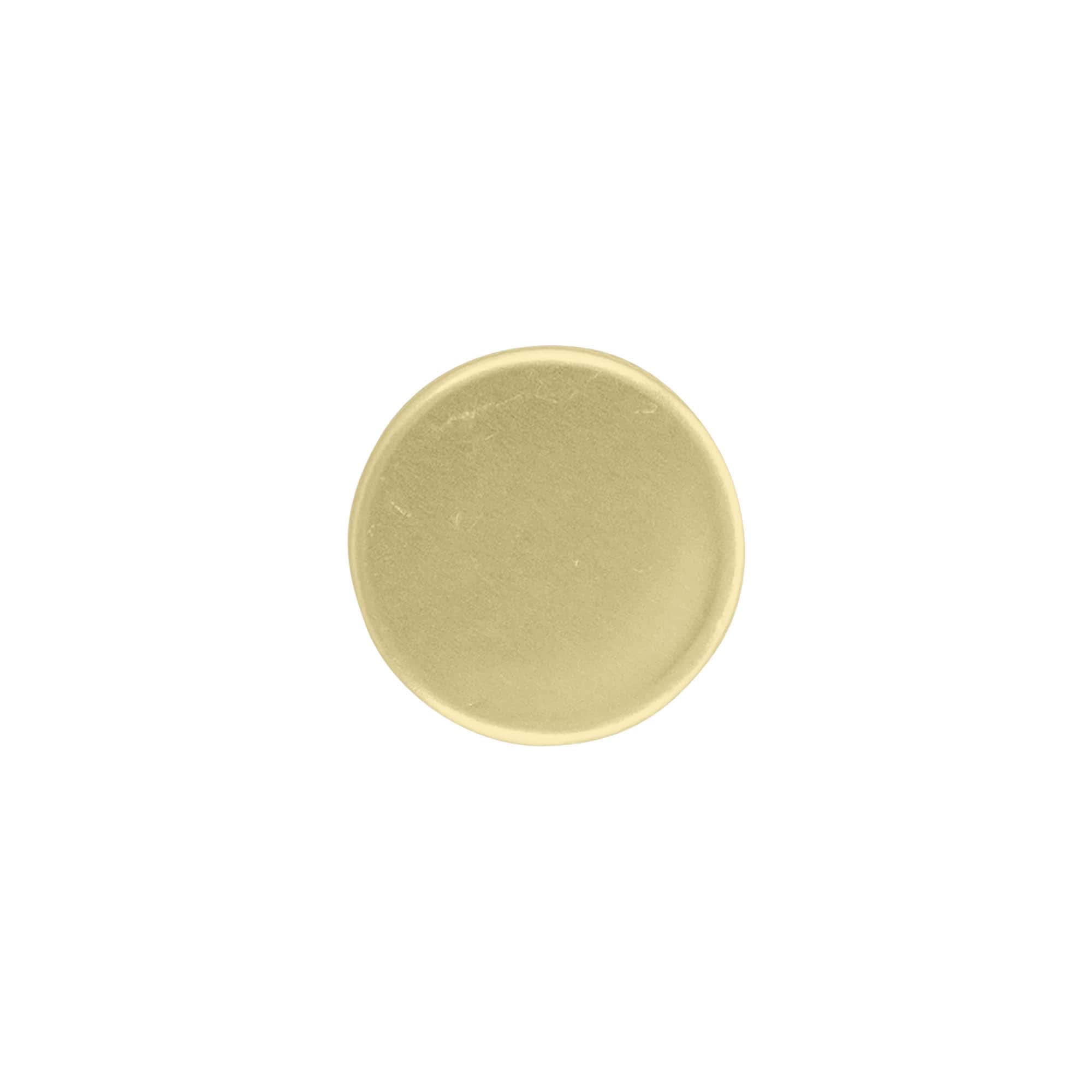 Schraubverschluss mit Ausgiessereinsatz, Metall-Kunststoff, gold, für Mündung: PP 31,5