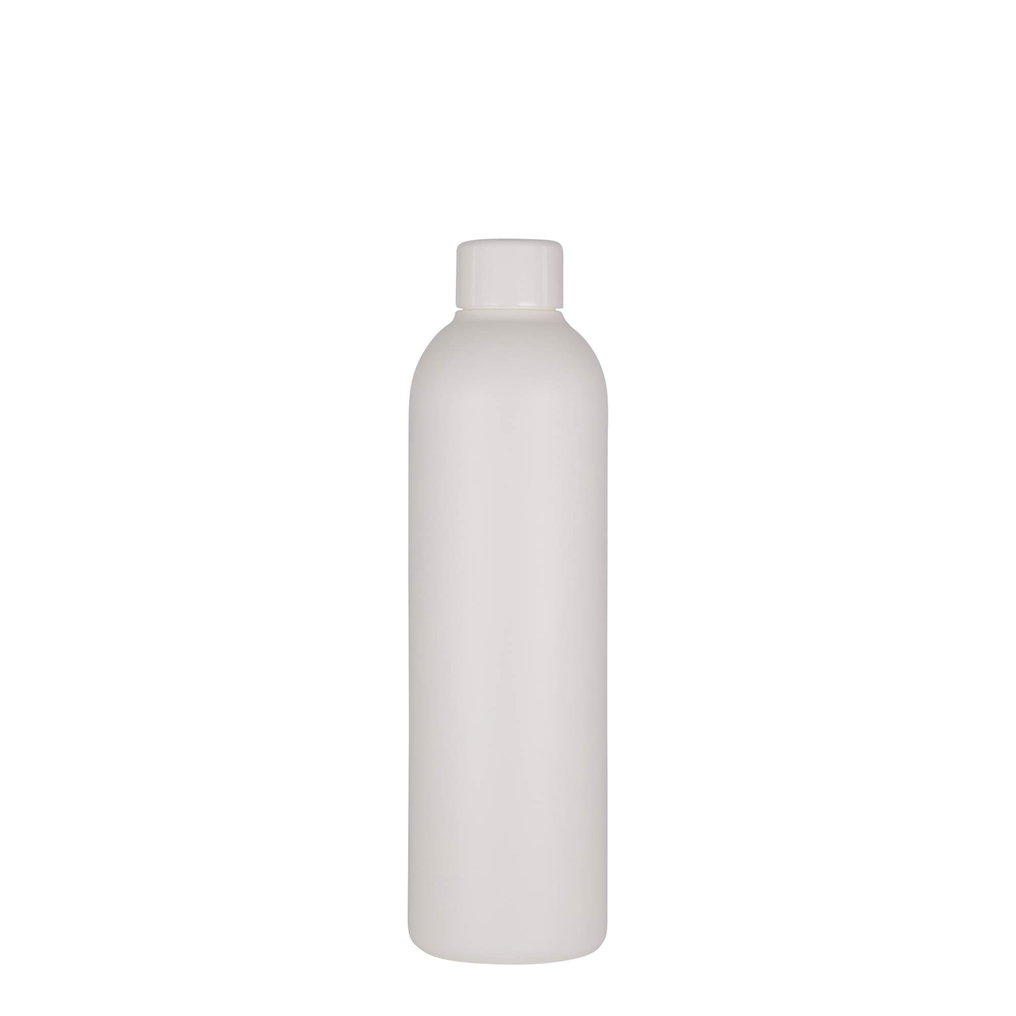 250 ml Kunststoffflasche «Tuffy», HDPE, weiss, Mündung:  24/410
