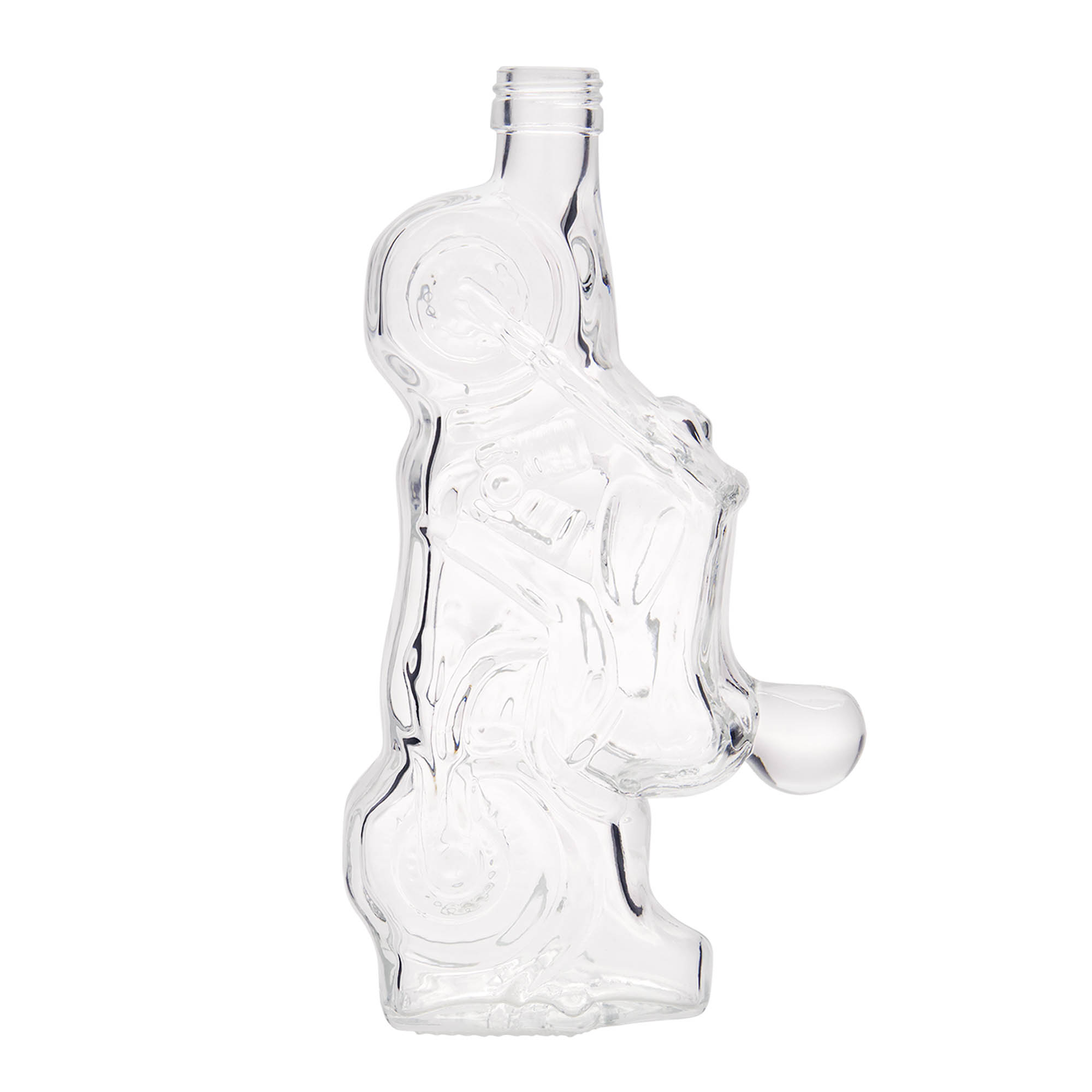 350 ml Glasflasche «Motorrad», Mündung: PP 28
